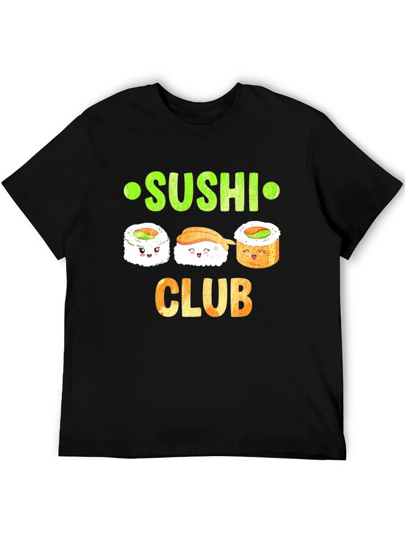 Sushi Club Graphic T-Shirt - Cute Sushi Lover Tee