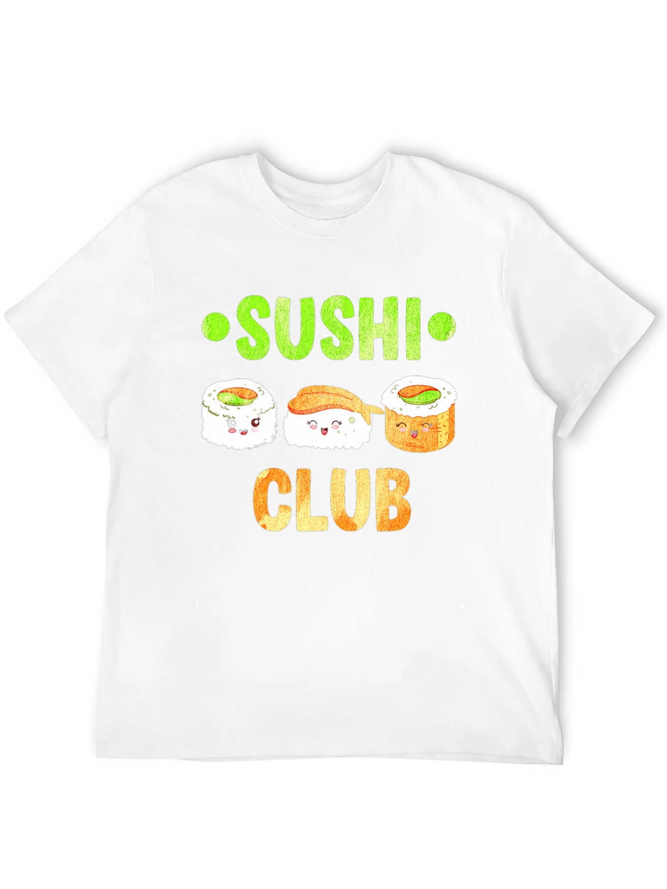 Sushi Club Graphic T-Shirt - Cute Sushi Lover Tee