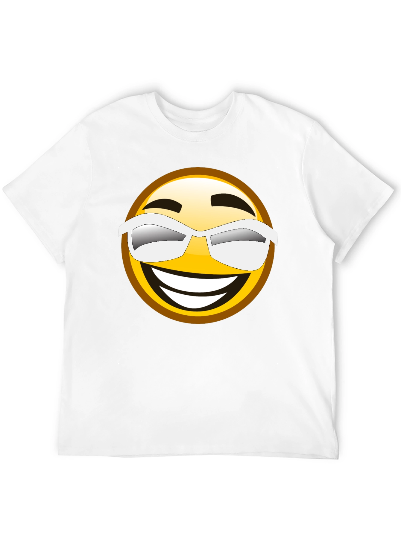 Cool Emoji Graphic Black T-Shirt