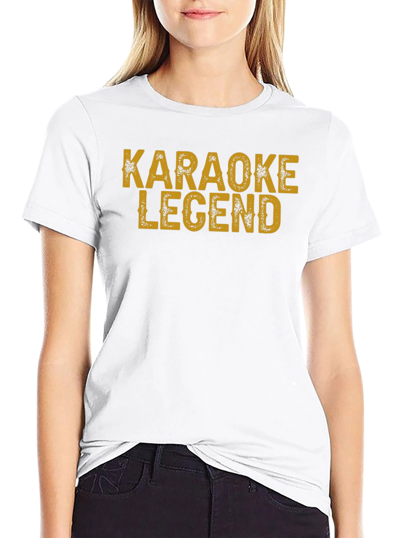 Karaoke Legend Black T-Shirt - Fun Sing-Along Apparel