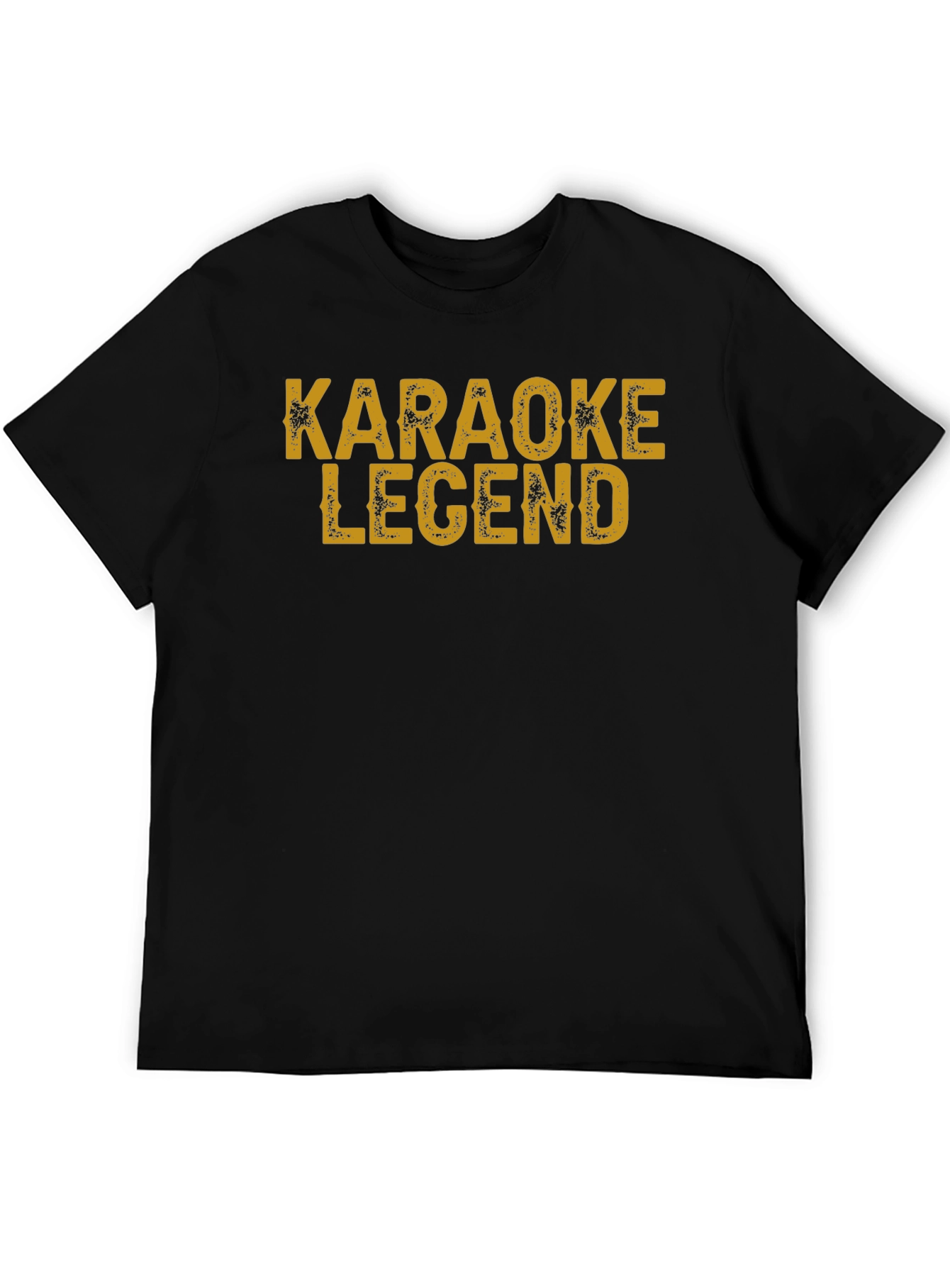 Karaoke Legend Black T-Shirt - Fun Sing-Along Apparel