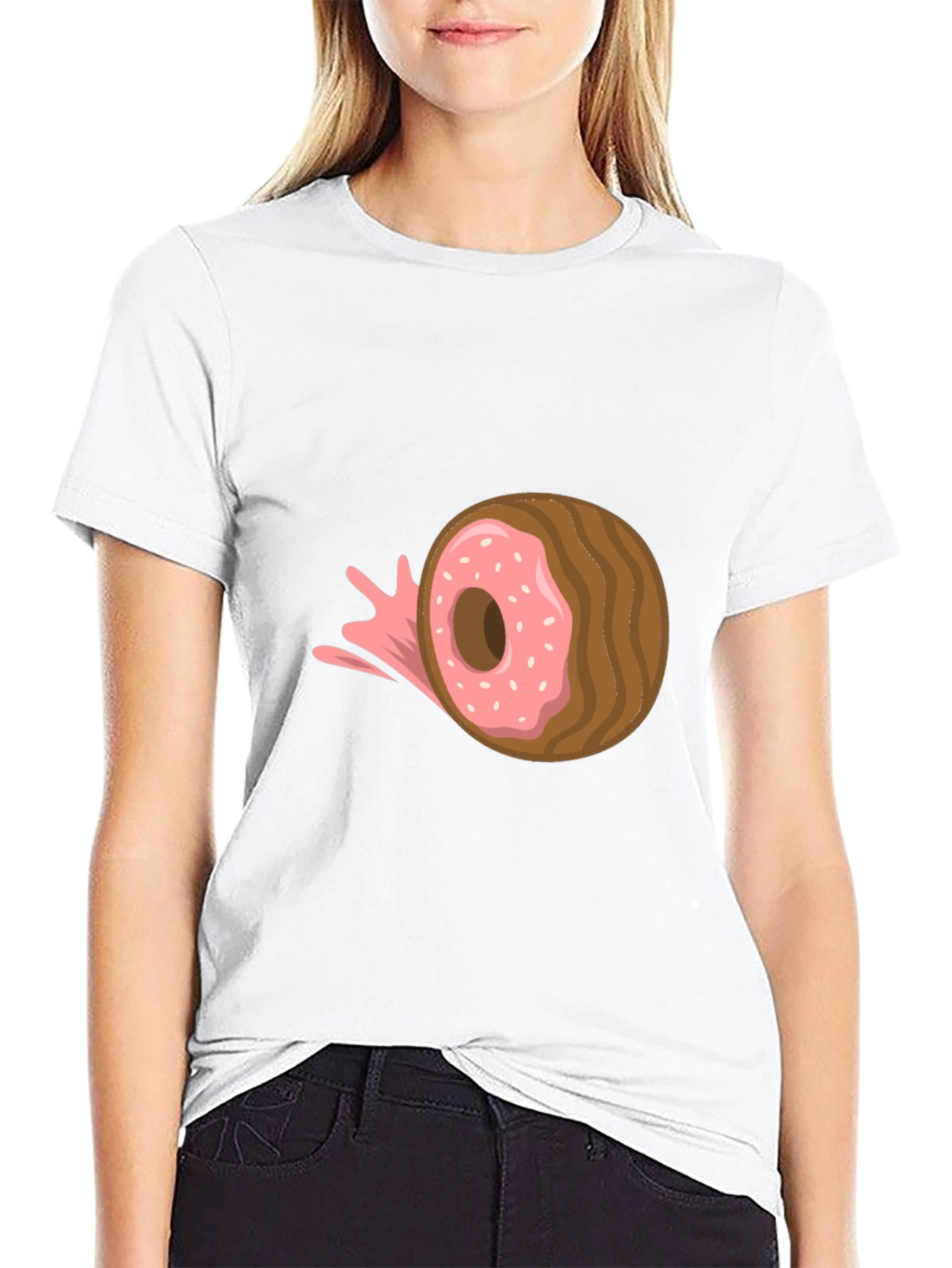 Doughnut Burst Graphic Tee - Casual Comfort