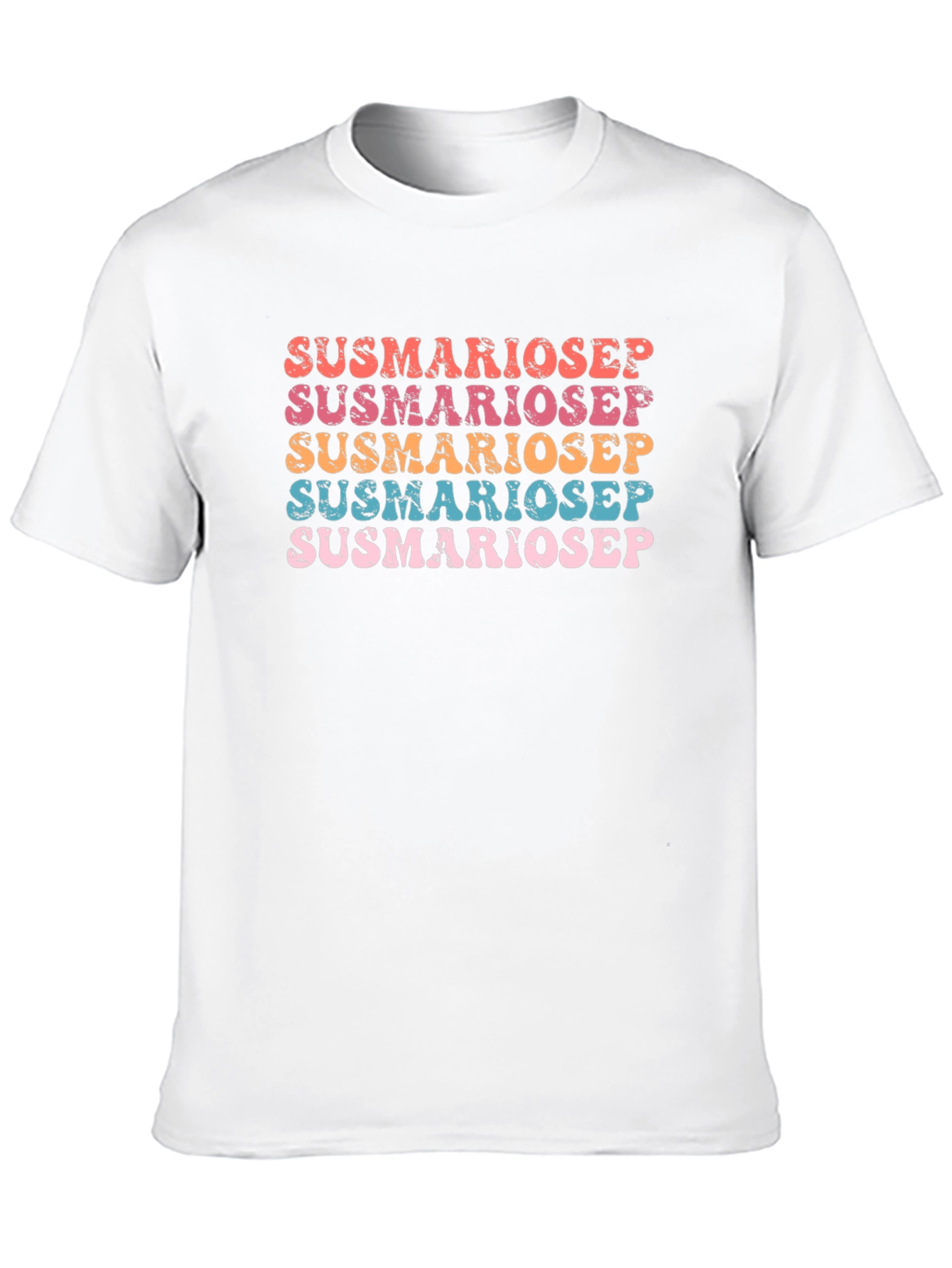 Susmariosep Retro Graphic T-Shirt