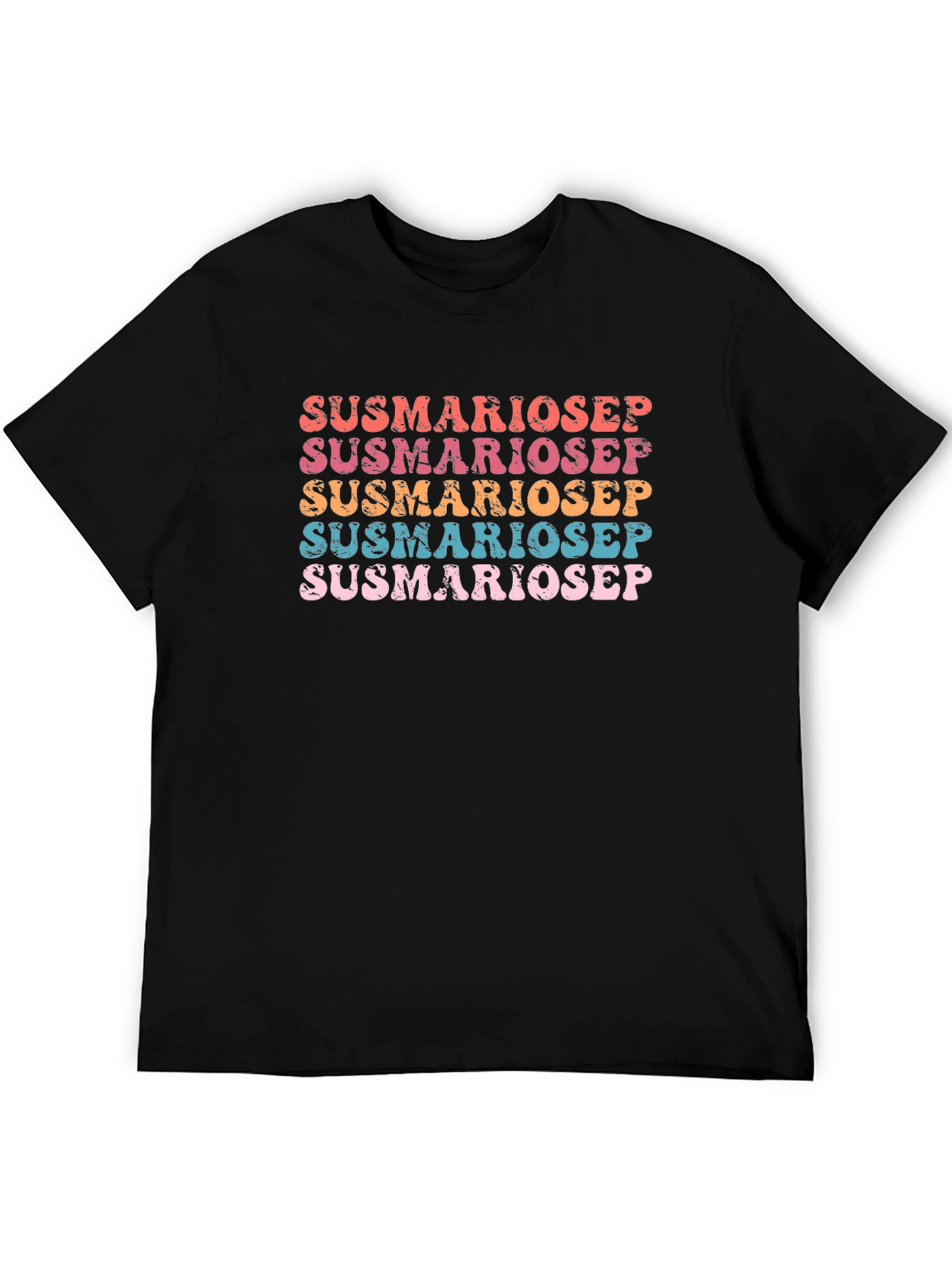 Susmariosep Retro Graphic T-Shirt