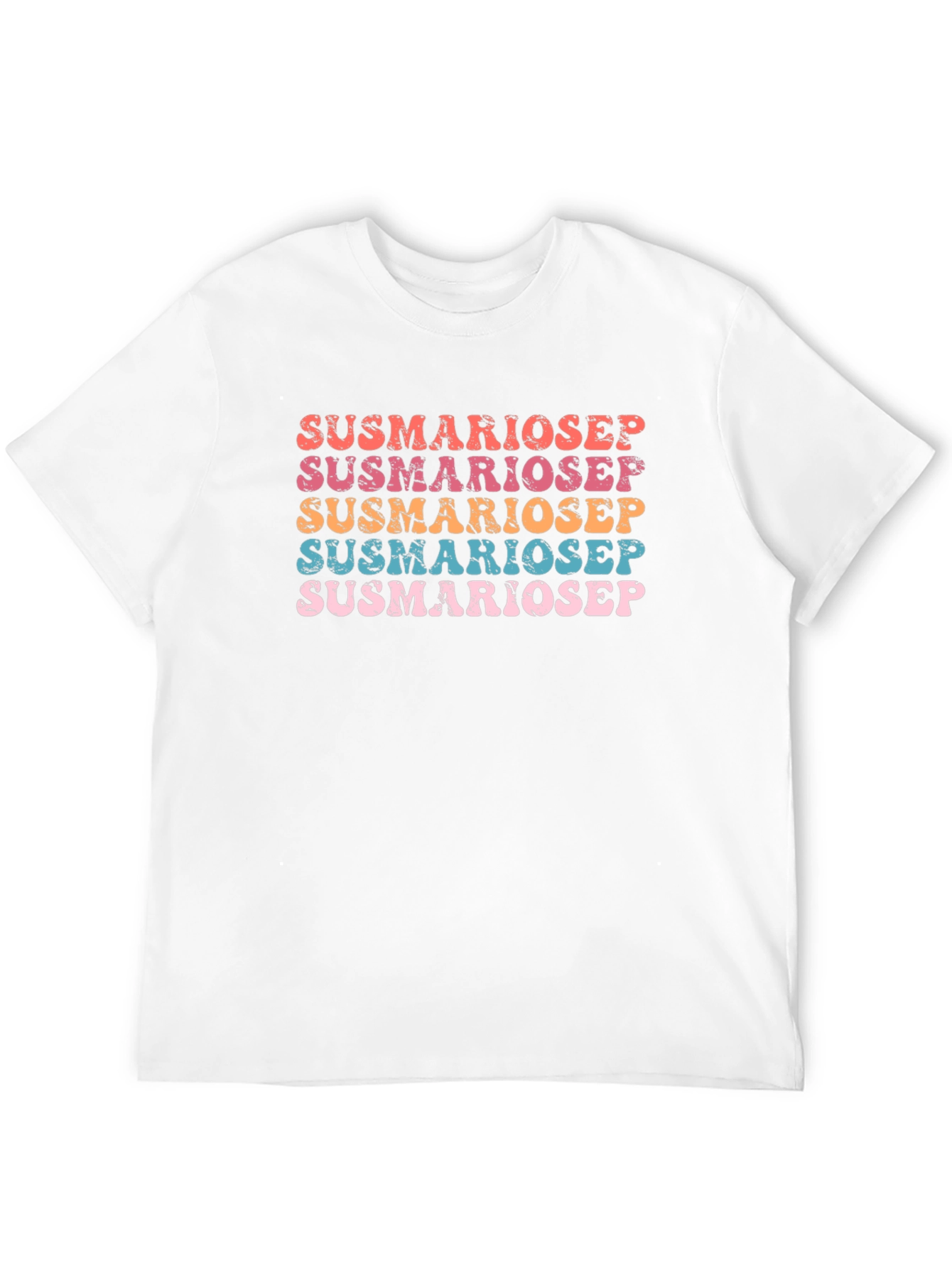 Susmariosep Retro Graphic T-Shirt