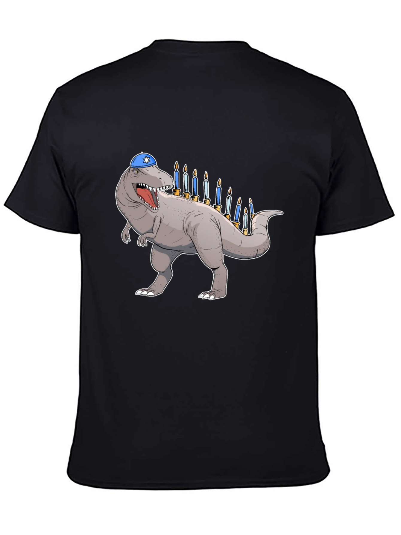 Hanukkah Dinosaur T-Shirt: Menorah Rex