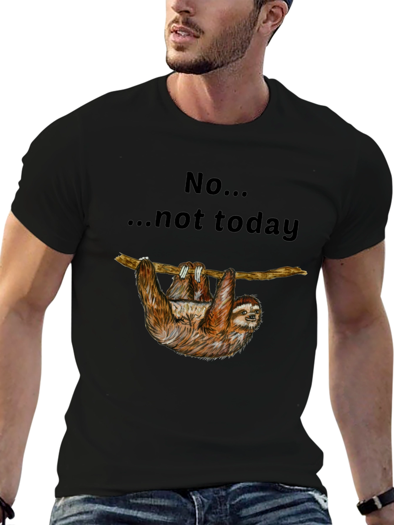 Sloth No... Not Today Graphic Tee