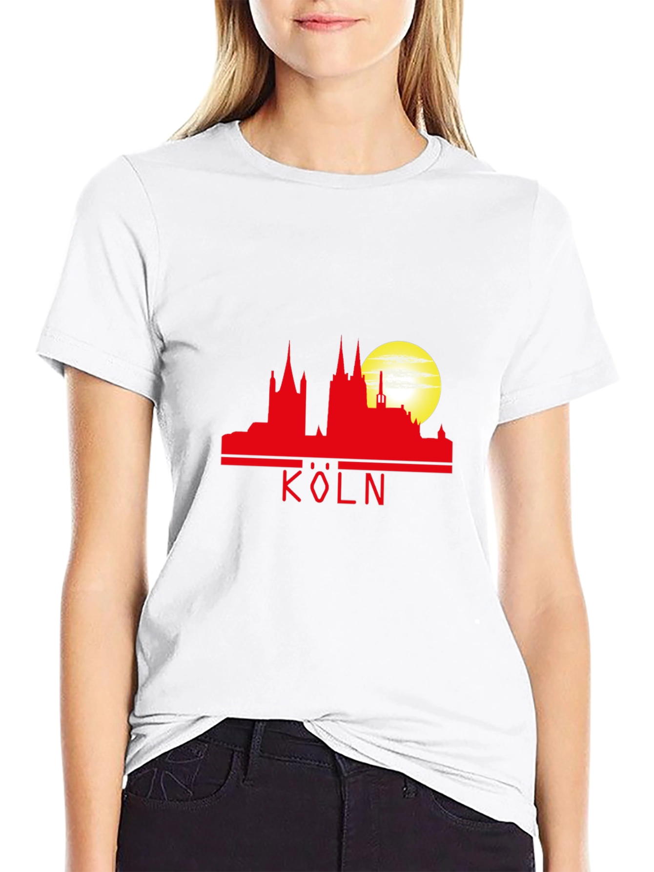 Cologne Skyline T-Shirt - Germany City Silhouette