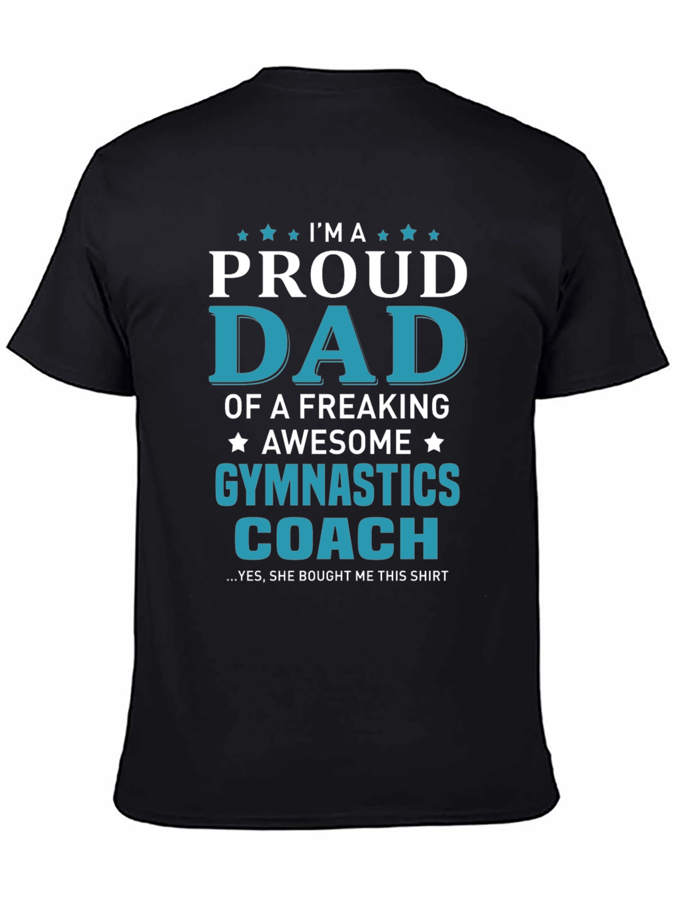 Proud Dad Gymnastics Coach T-Shirt