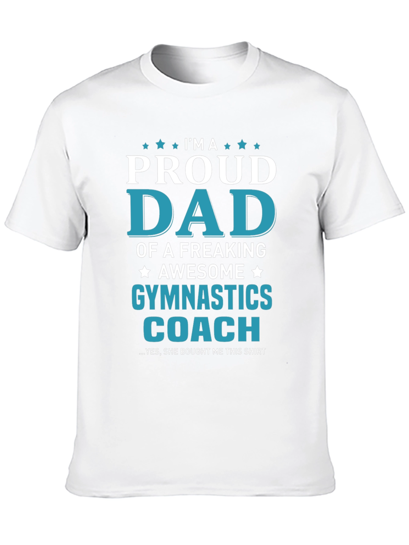 Proud Dad Gymnastics Coach T-Shirt