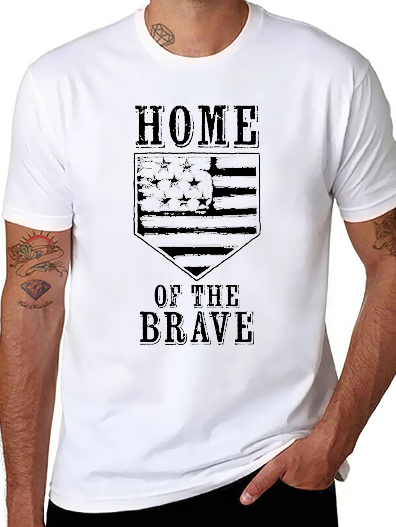 Home of the Brave Graphic T-Shirt