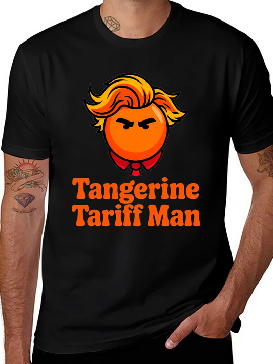 Tangerine Tariff Man Graphic Tee