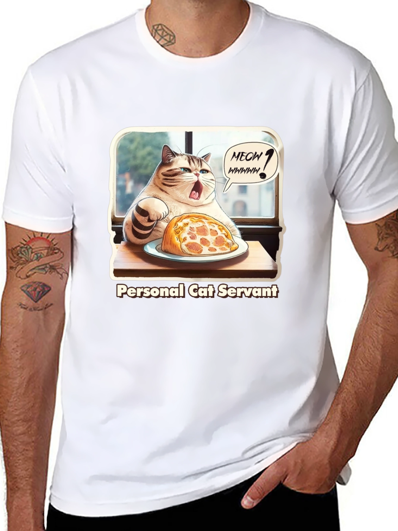 Personal Cat Servant Graphic Tee