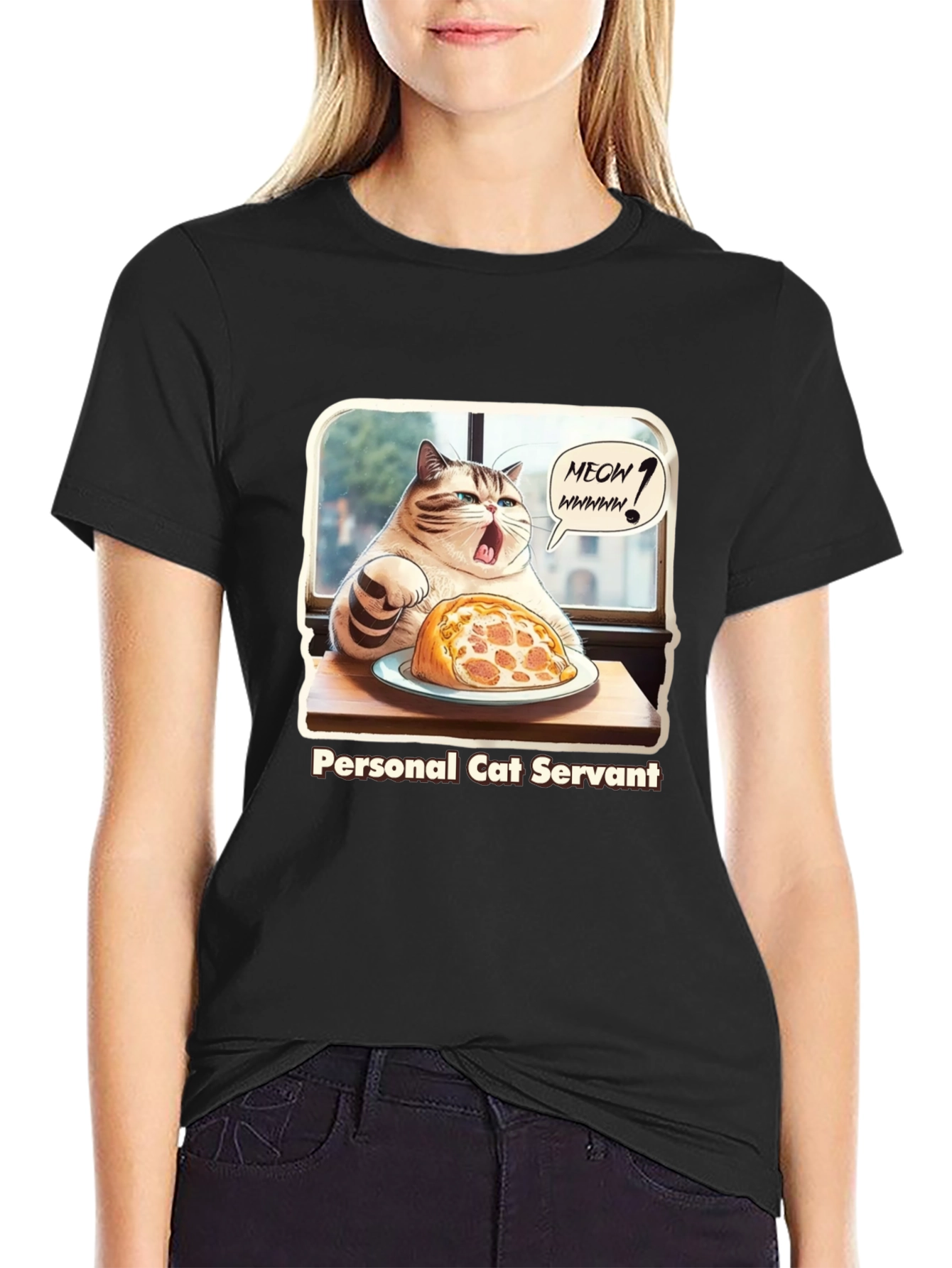 Personal Cat Servant Graphic Tee