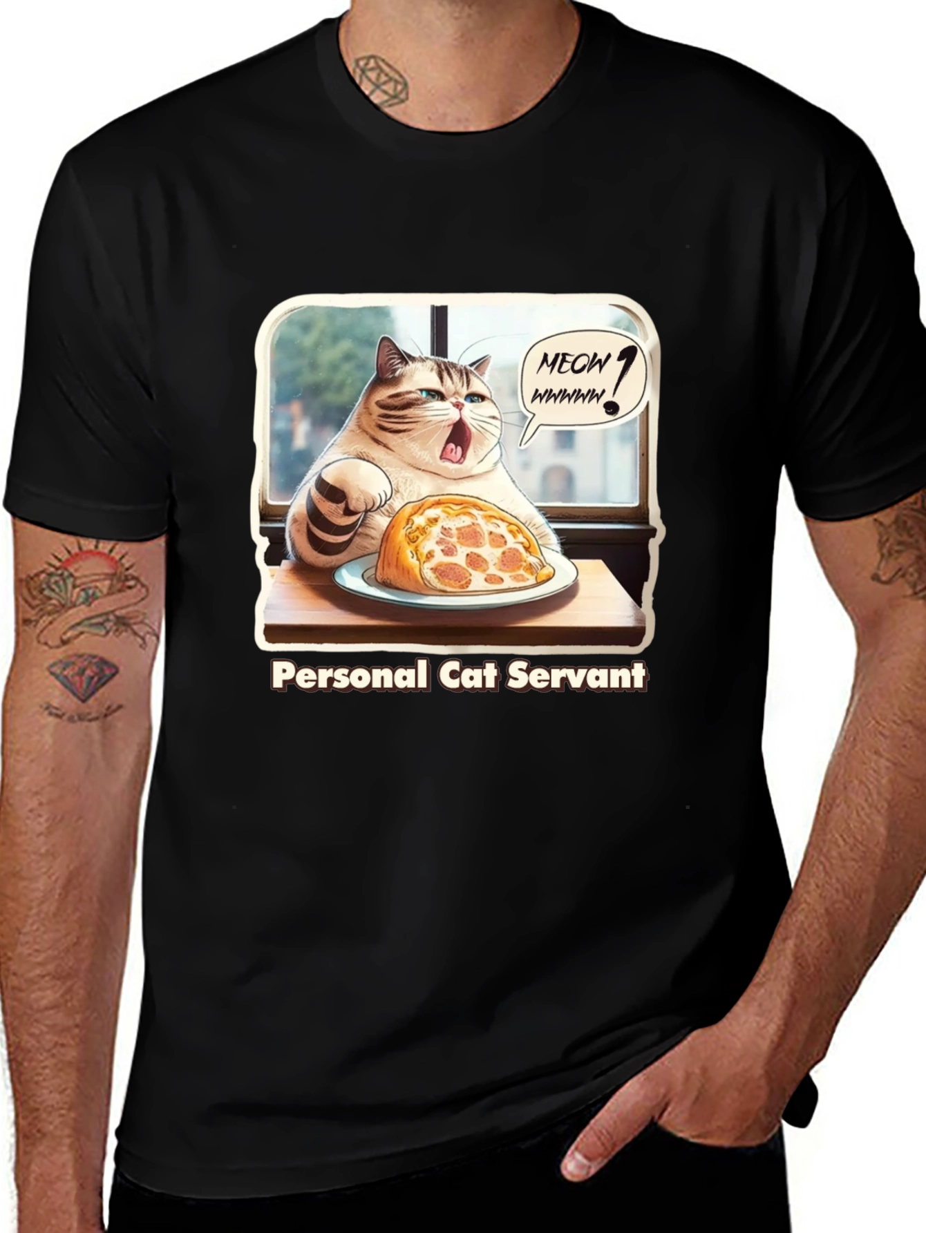 Personal Cat Servant Graphic Tee