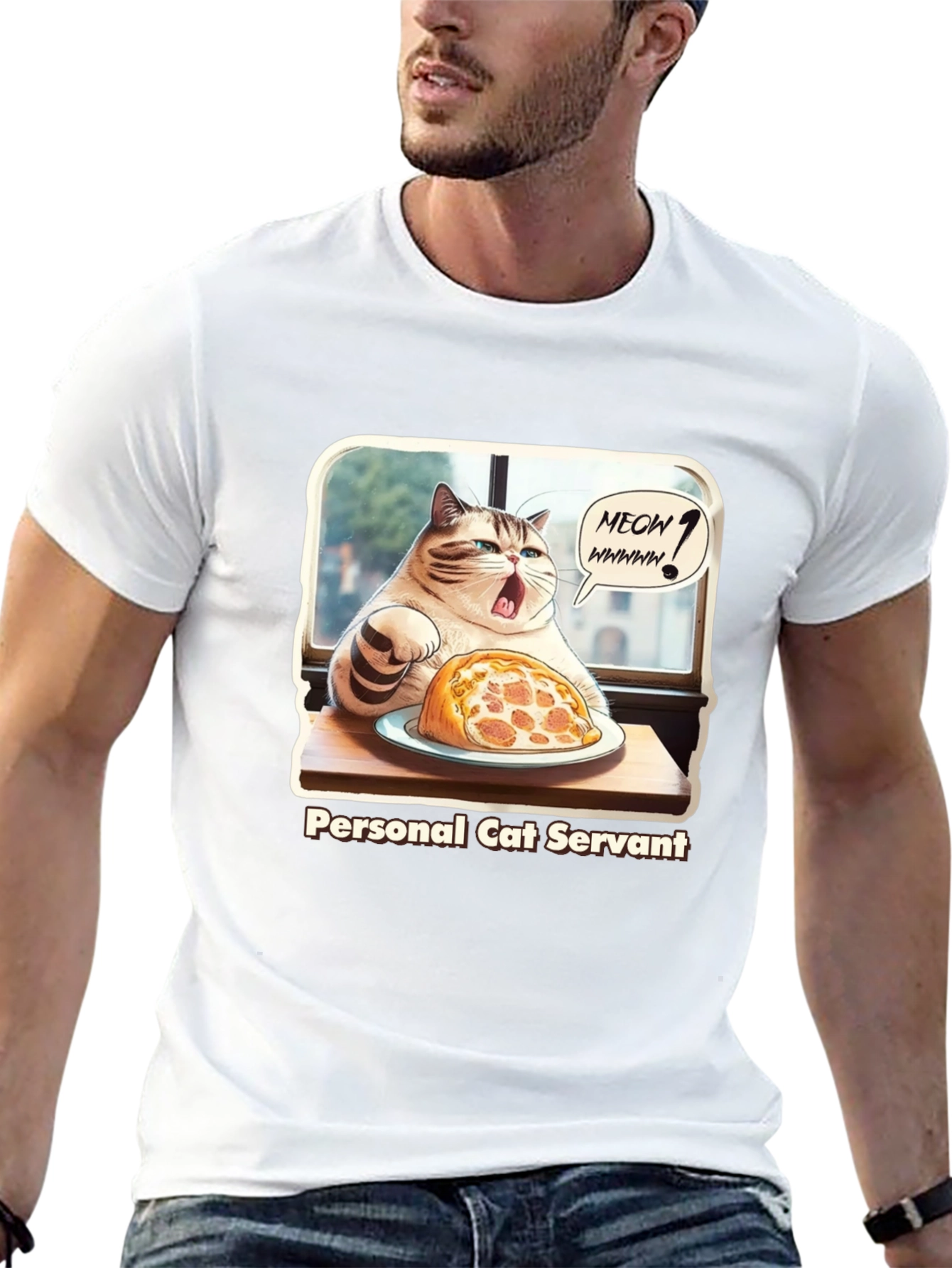 Personal Cat Servant Graphic Tee