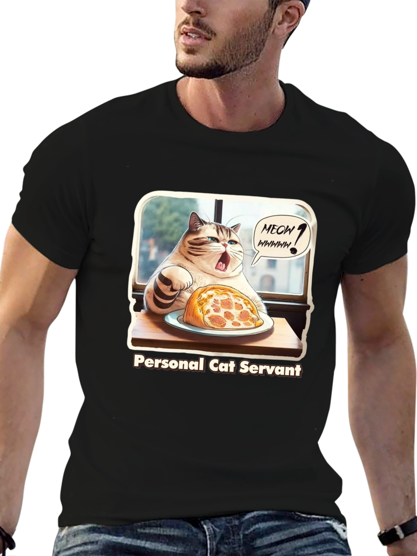 Personal Cat Servant Graphic Tee