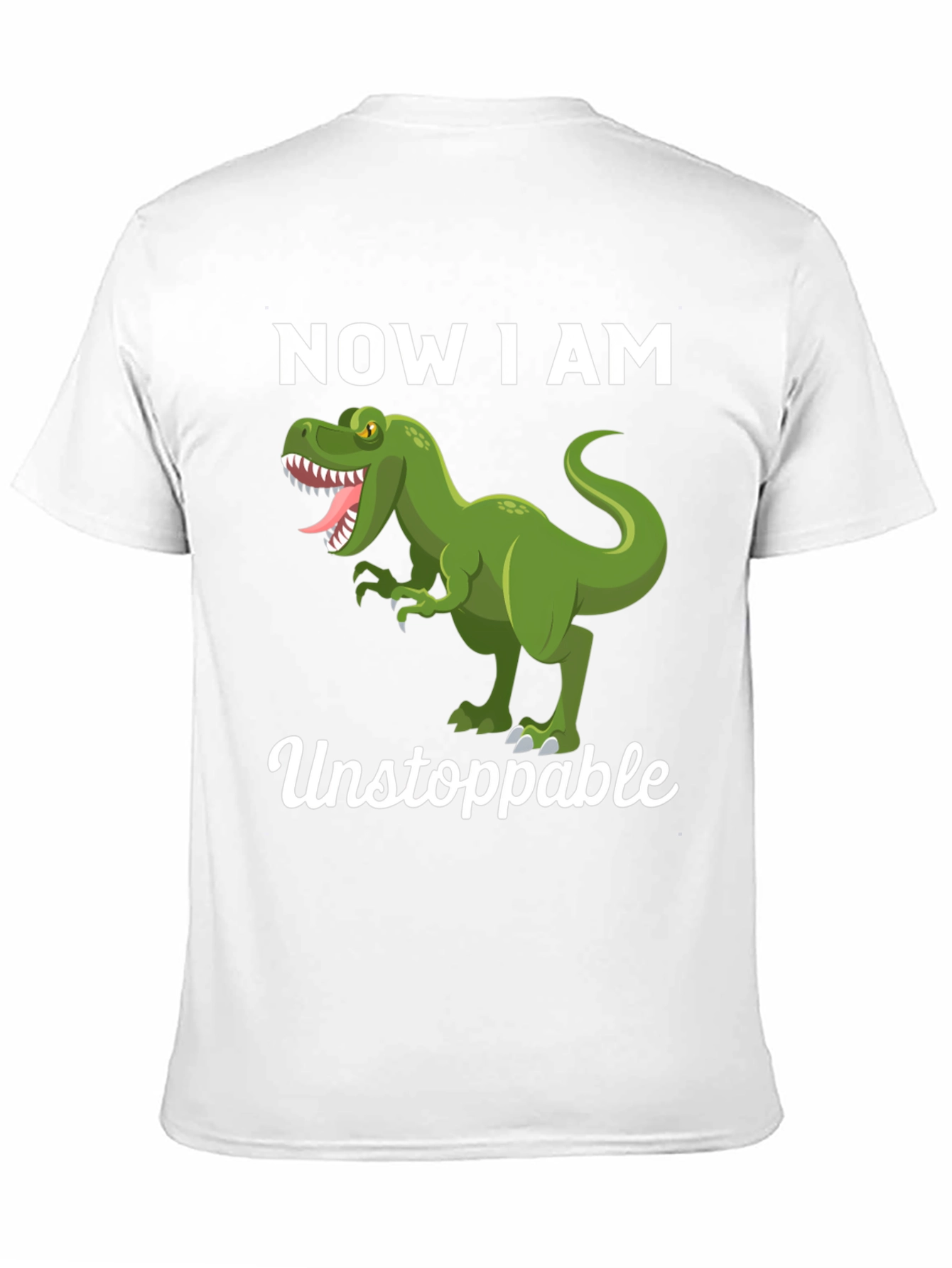 Dinosaur Now I am Unstoppable Graphic Tee