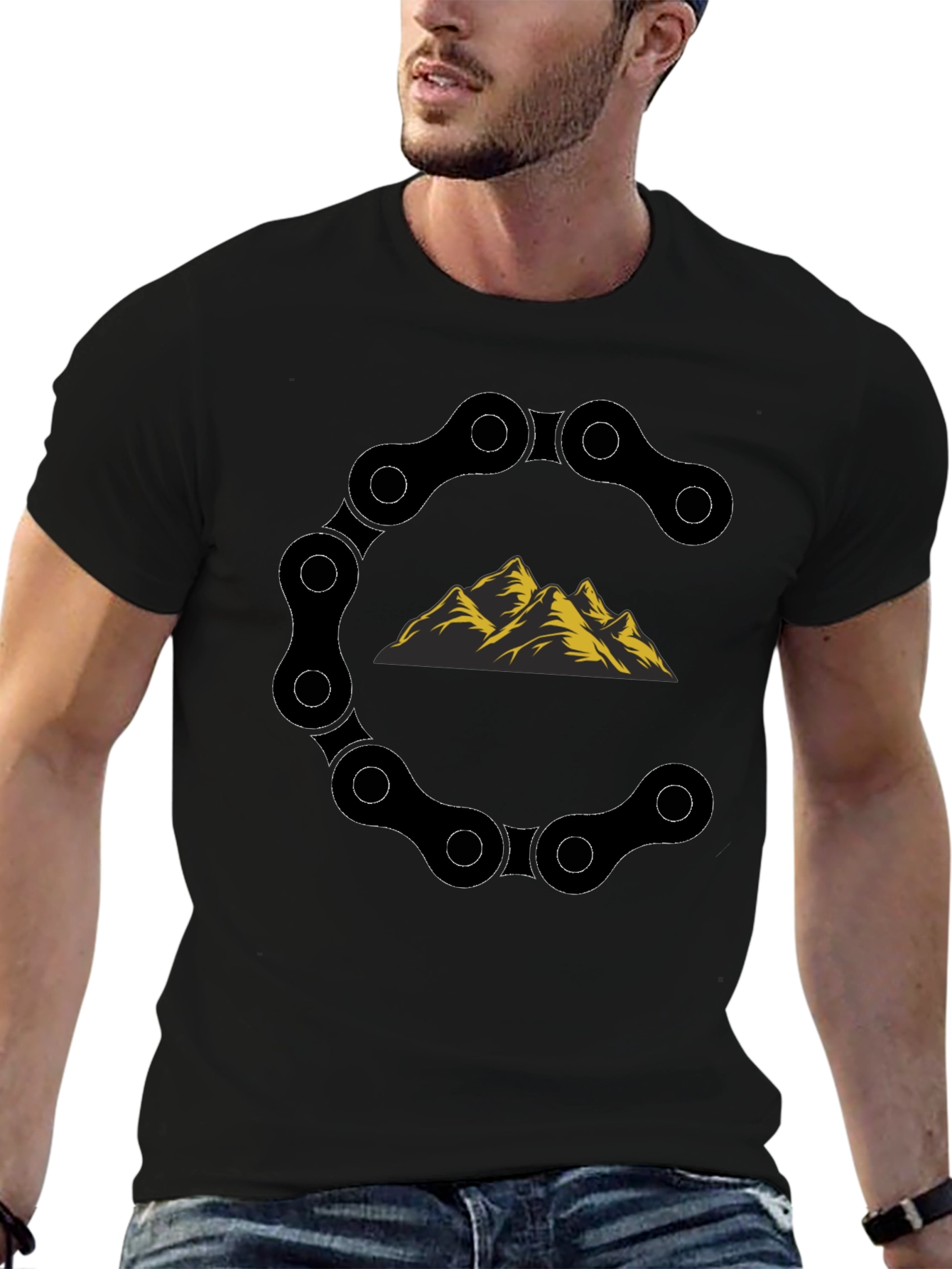 Mountain Bike Chain T-Shirt - Adventure Ready