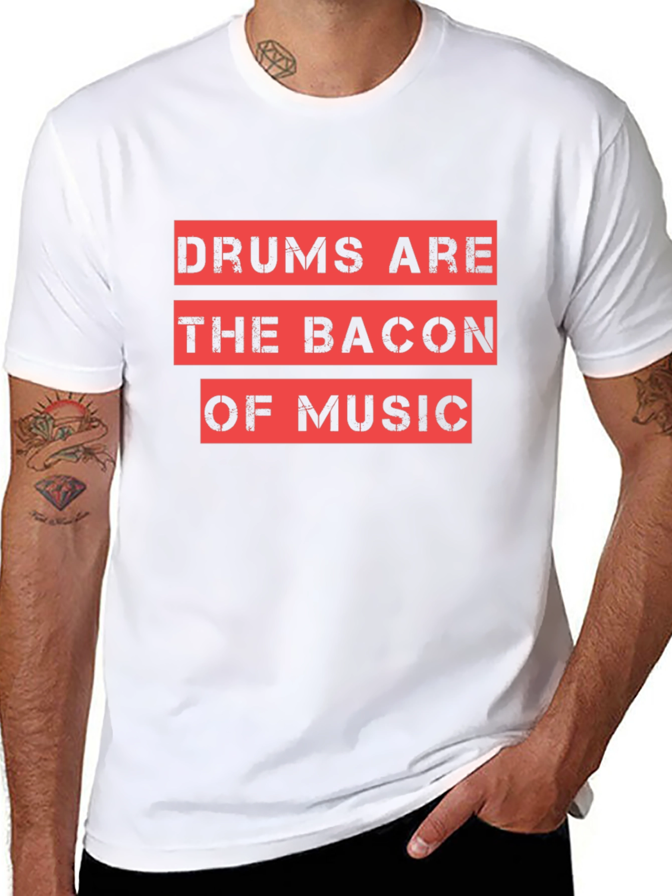 Drums are the Bacon of Music T-Shirt