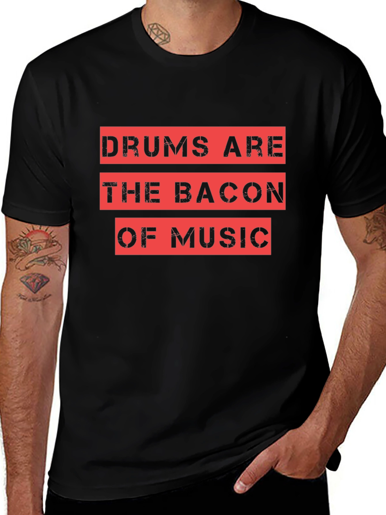 Drums are the Bacon of Music T-Shirt