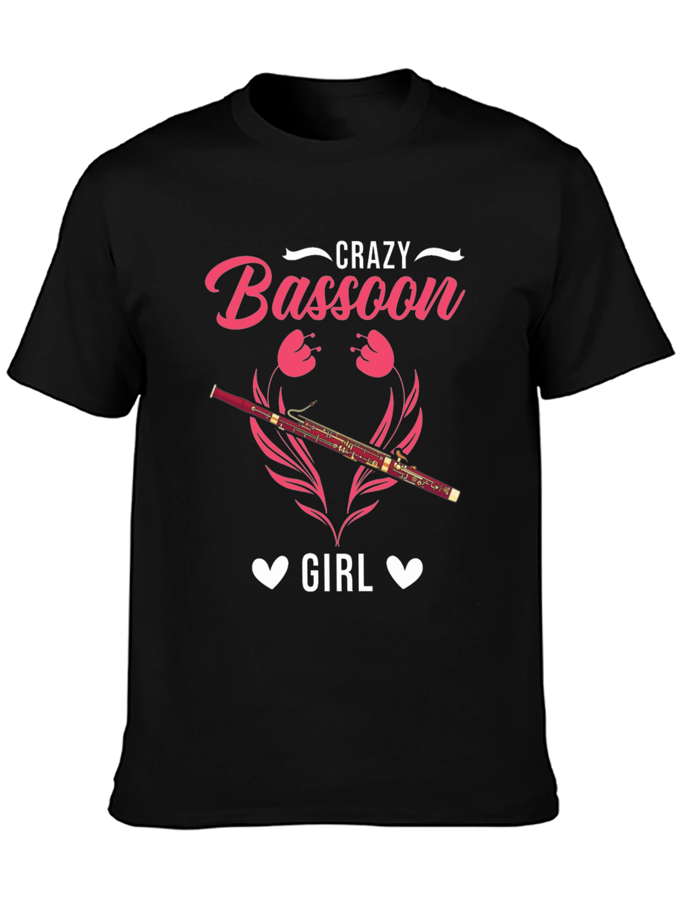 Crazy Bassoon Girl Graphic Tee