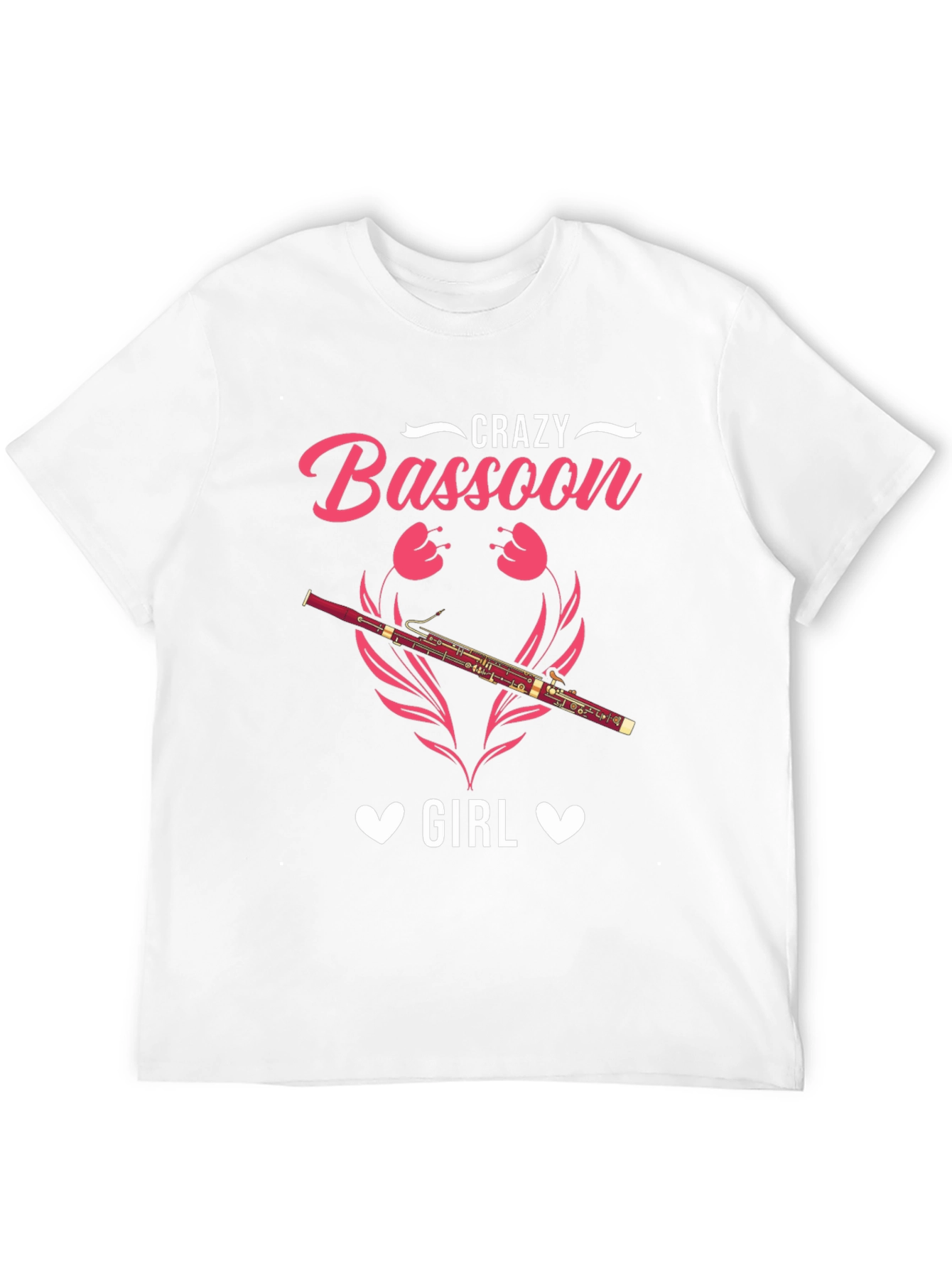 Crazy Bassoon Girl Graphic Tee