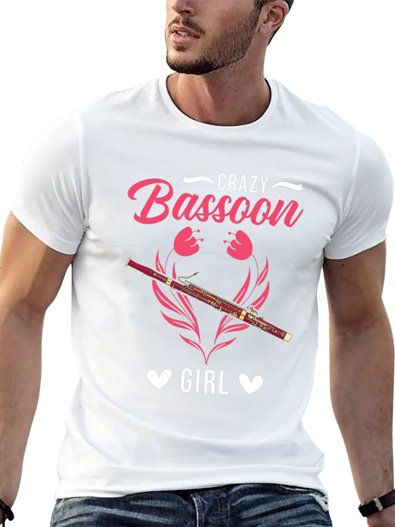 Crazy Bassoon Girl Graphic Tee