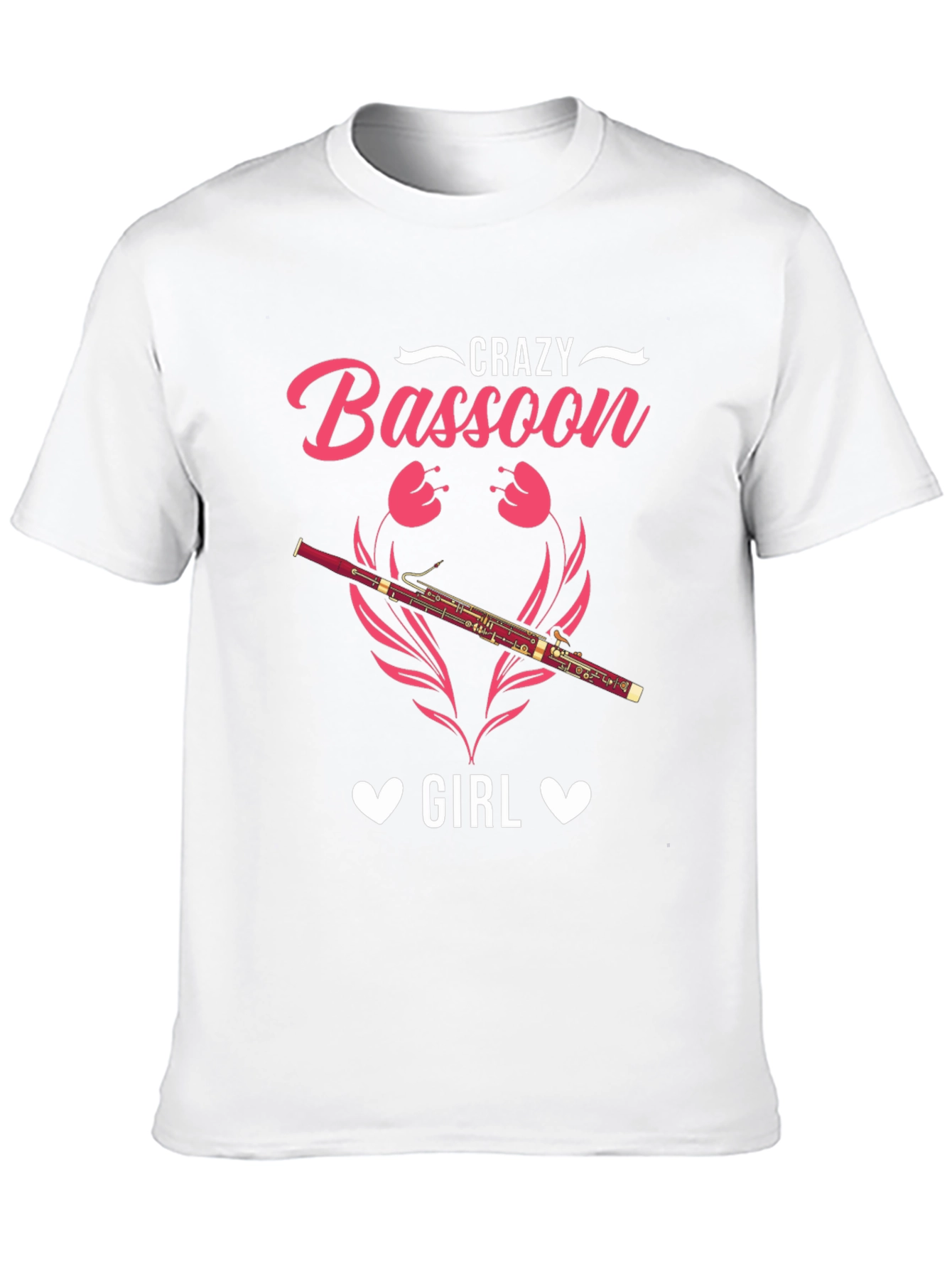 Crazy Bassoon Girl Graphic Tee