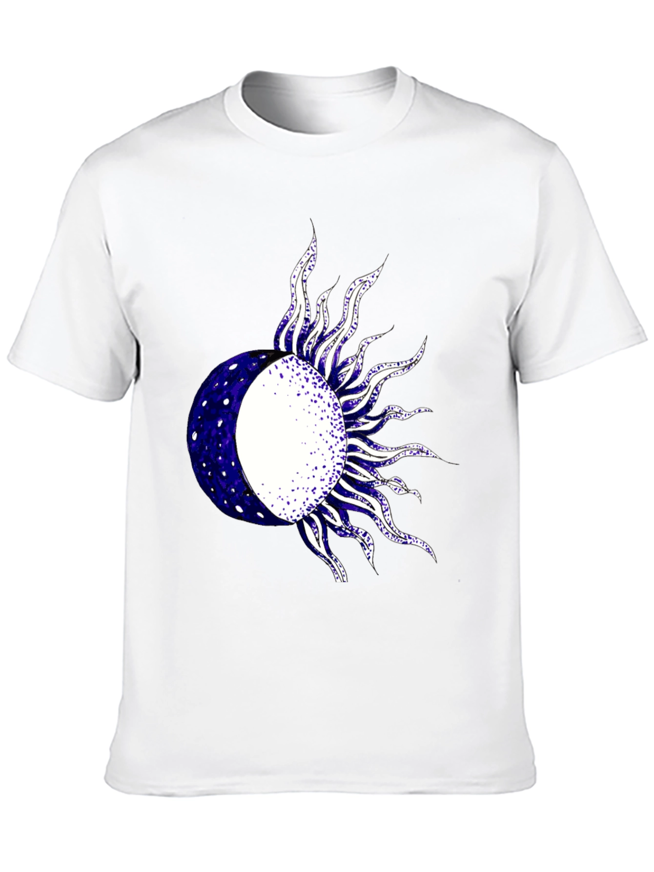 Sun & Moon Graphic Tee - Celestial Style