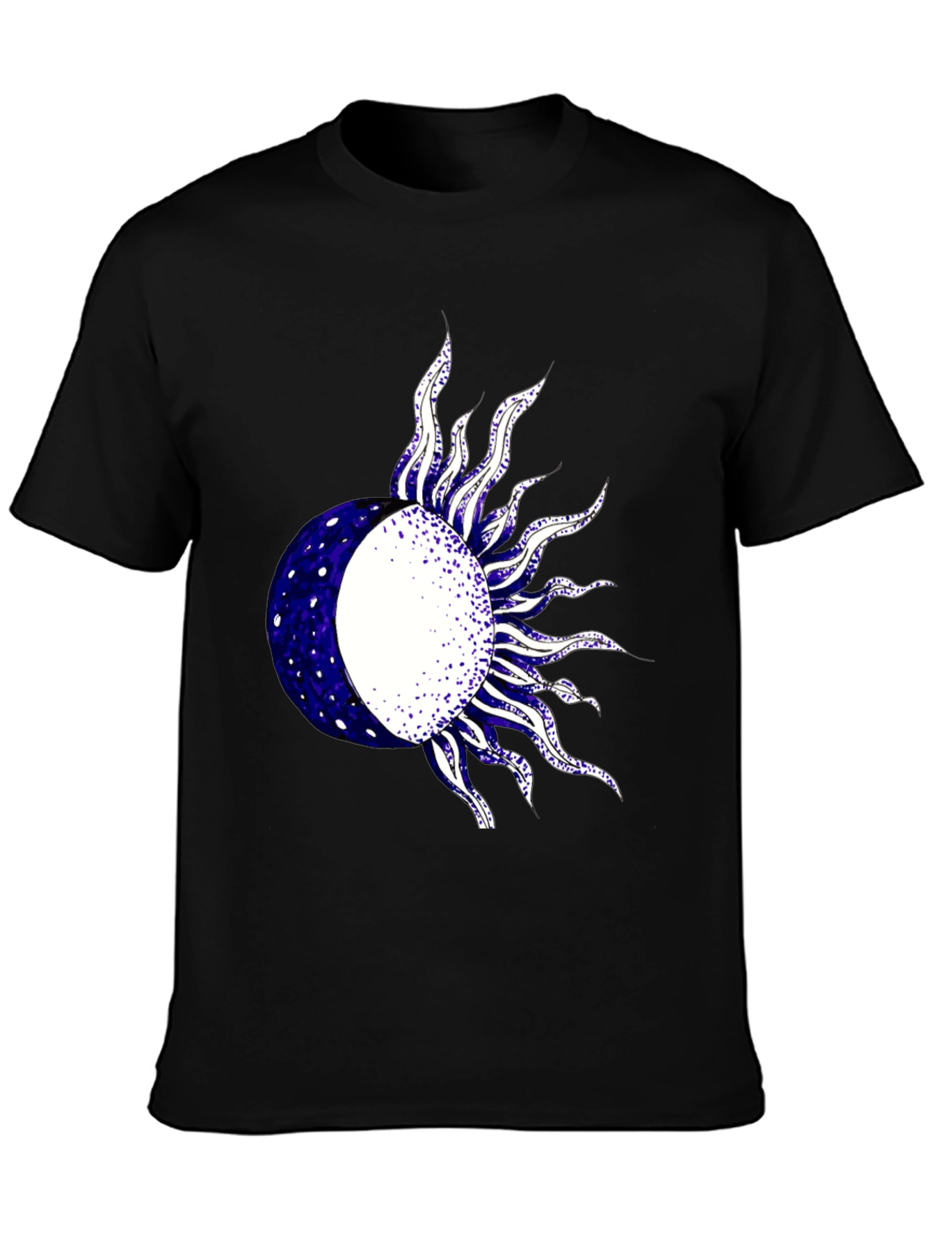 Sun & Moon Graphic Tee - Celestial Style