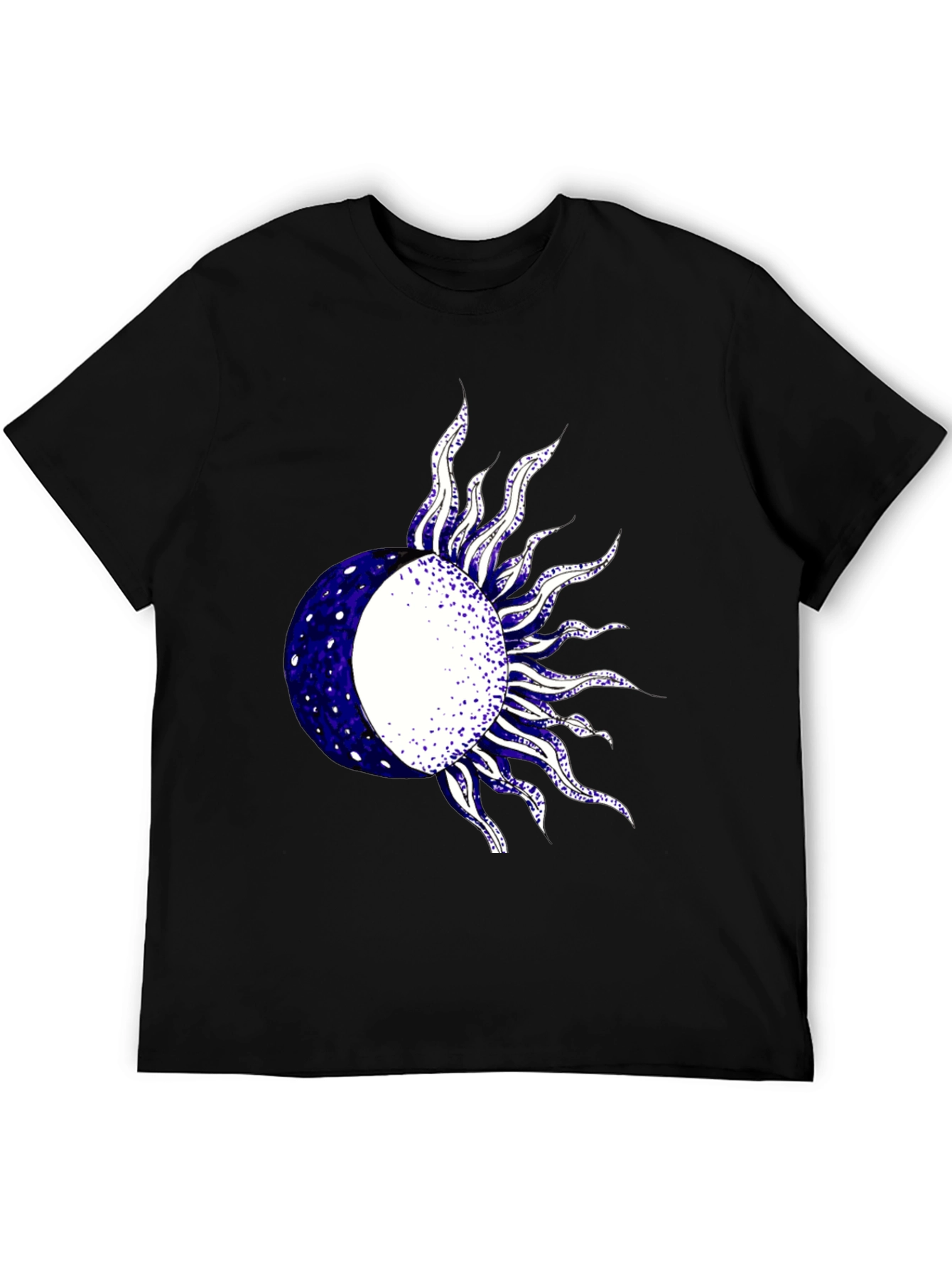Sun & Moon Graphic Tee - Celestial Style