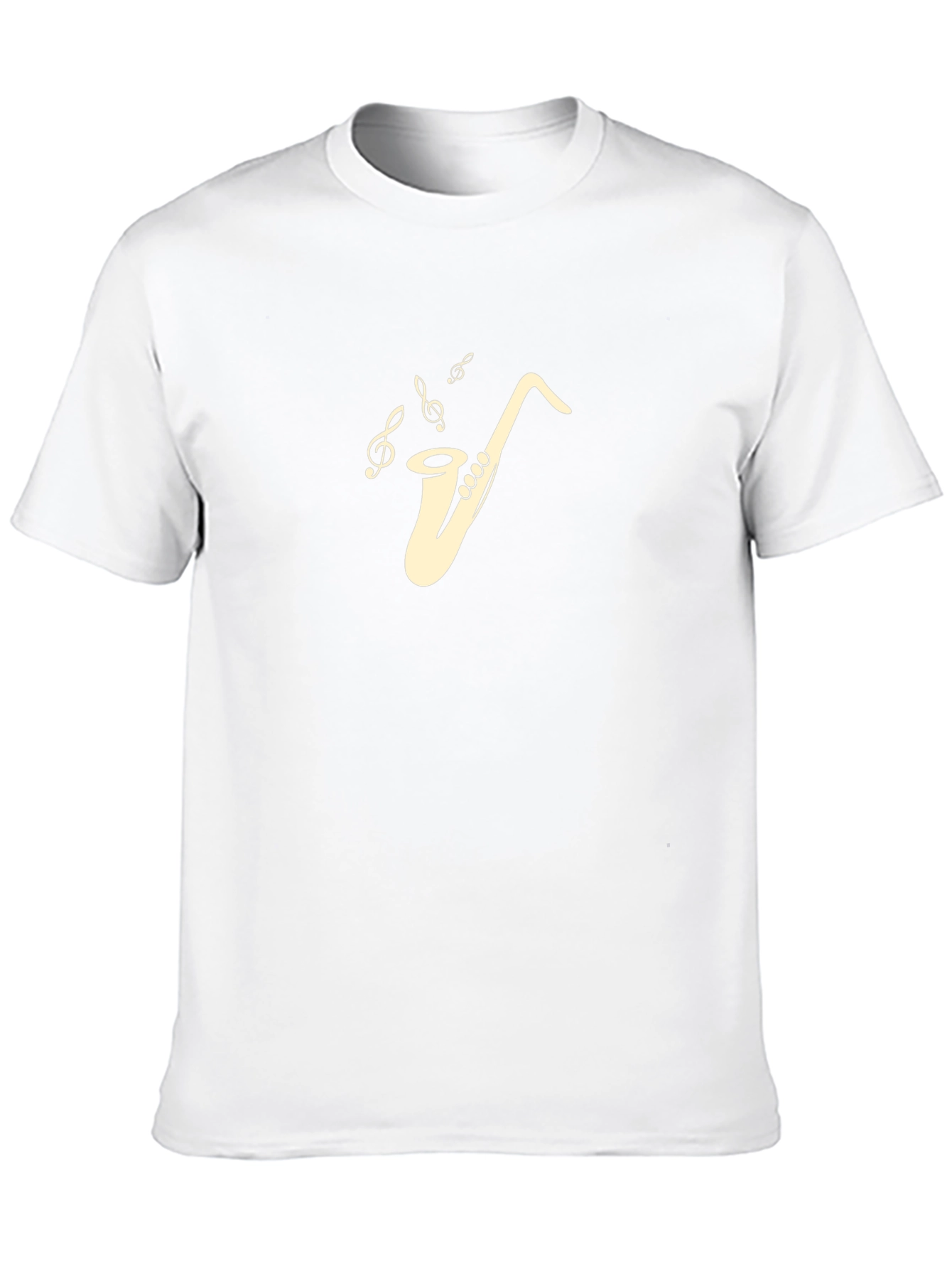Saxophone Music Lover Black T-Shirt