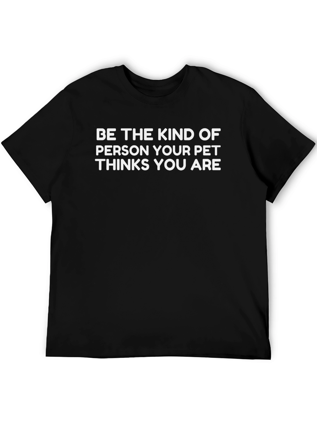 Kind Pet Person Graphic Tee - Black