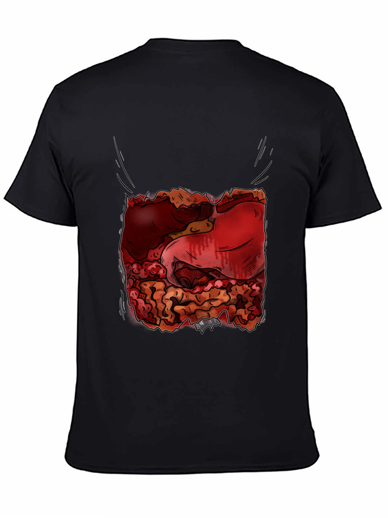 Guts Graphic Tee - Funny Anatomy Humor T-Shirt