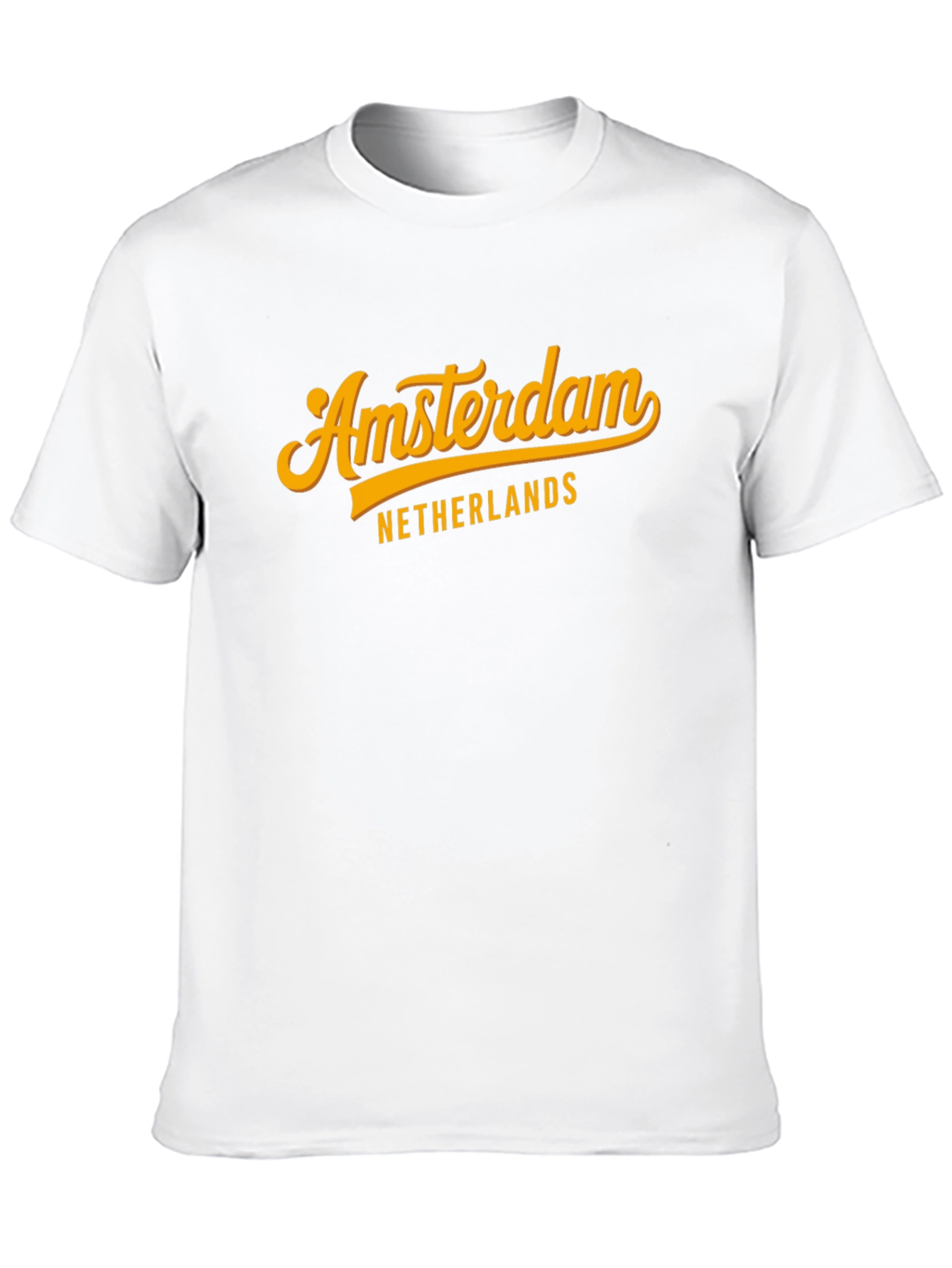 Amsterdam Netherlands Graphic Tee - Stylish Black T-Shirt