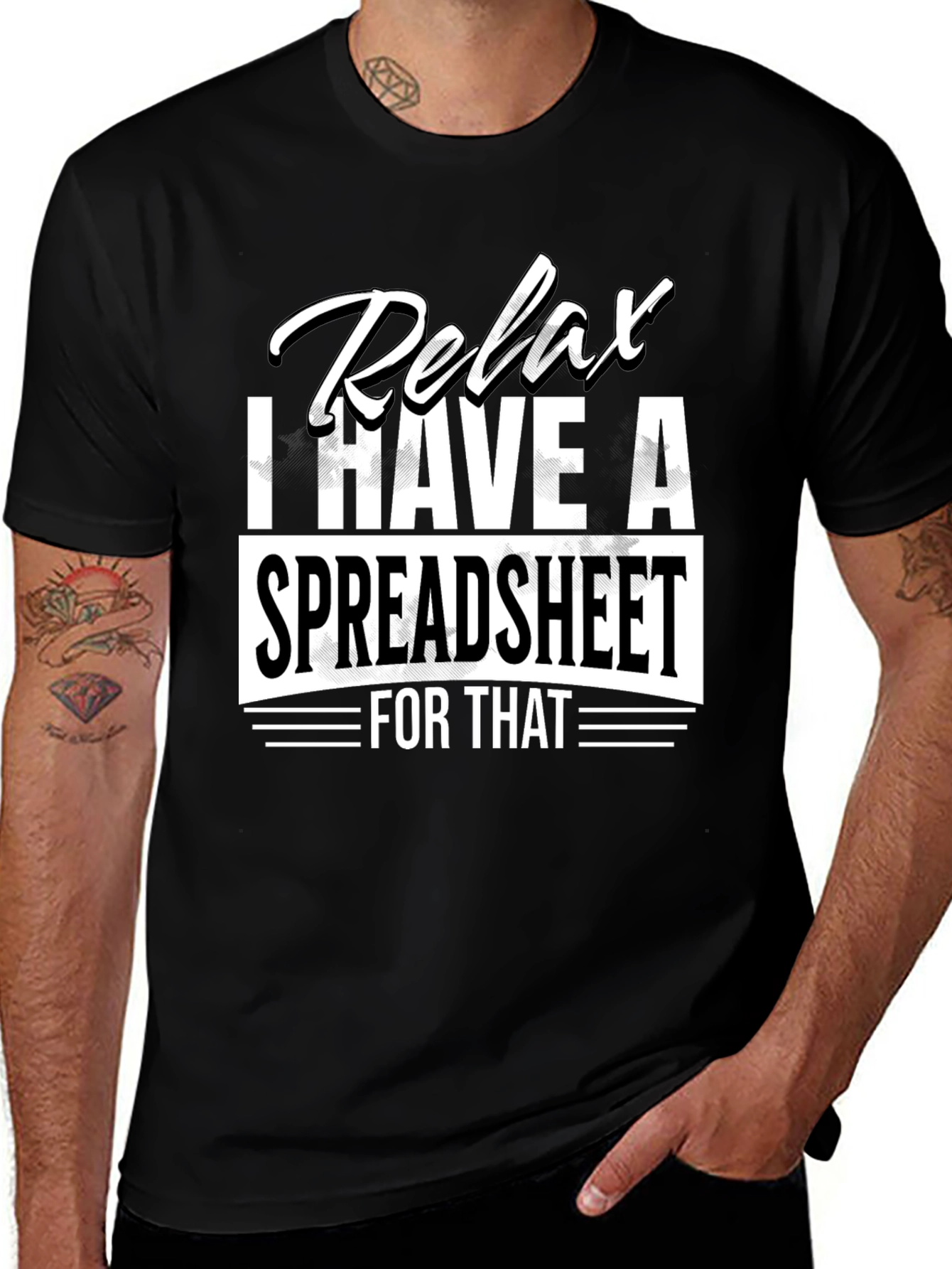 Relax Spreadsheet T-Shirt - Funny Data Analyst Tee