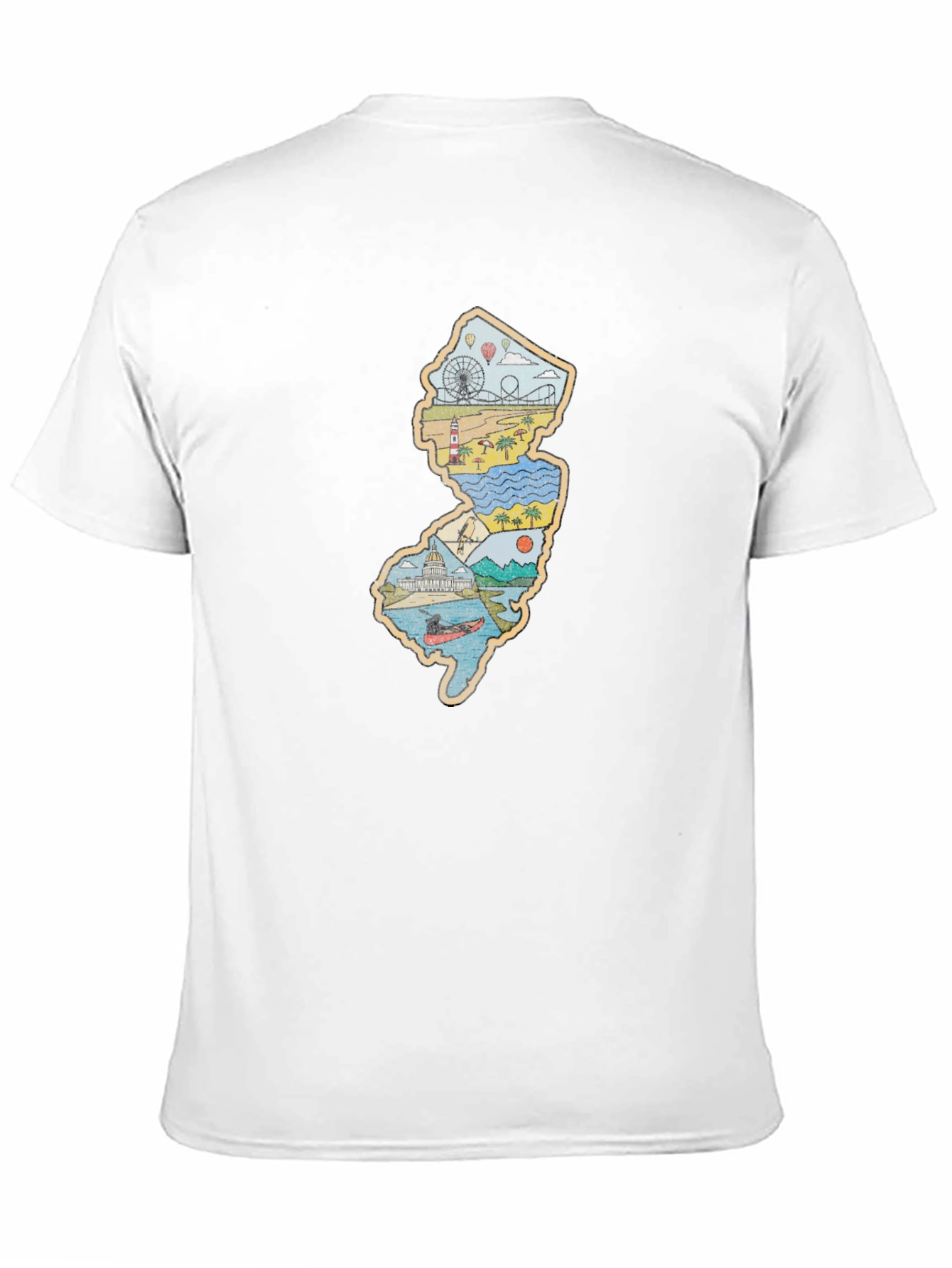 New Jersey Souvenir T-Shirt - State Pride Tee