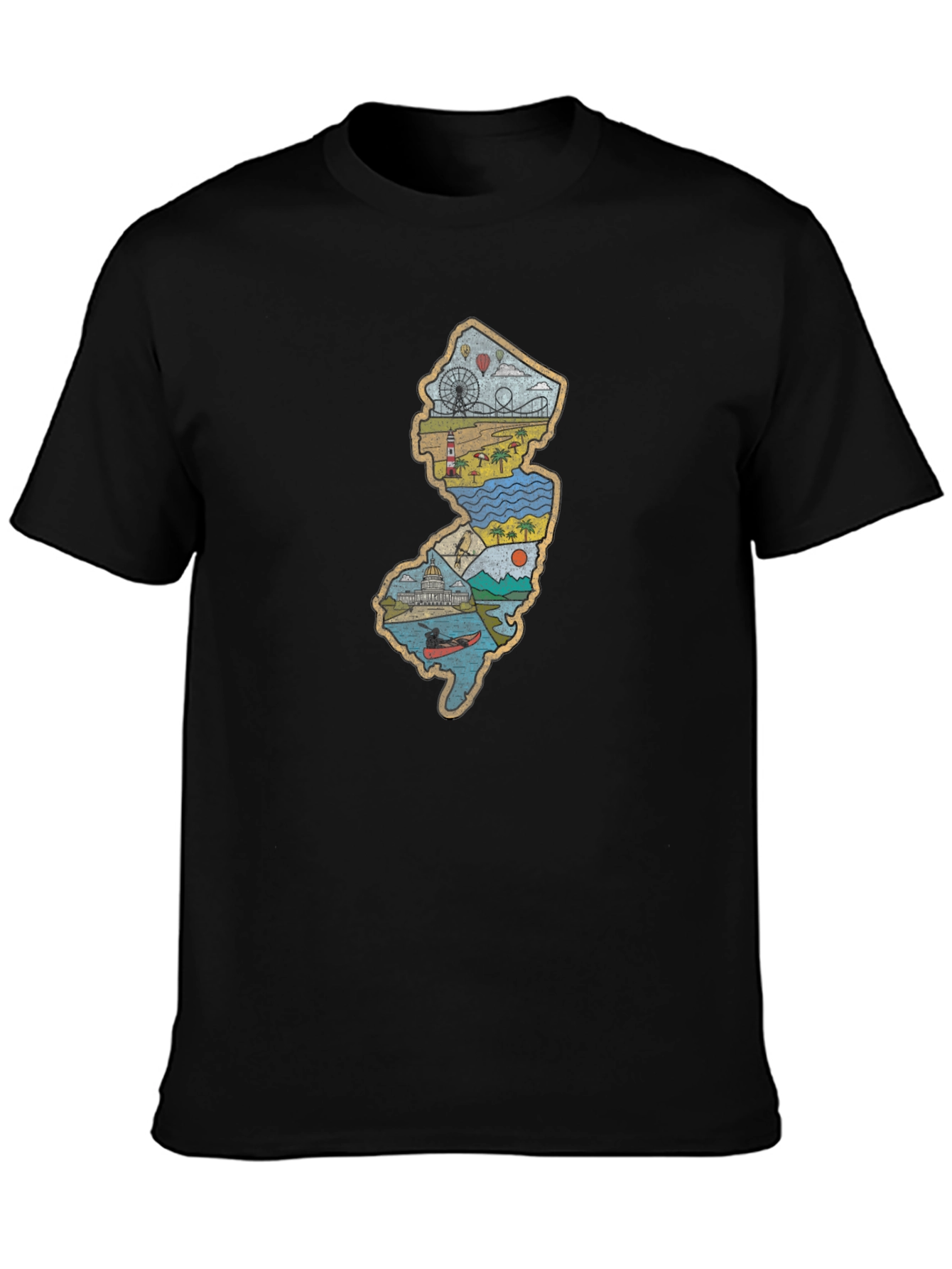 New Jersey Souvenir T-Shirt - State Pride Tee