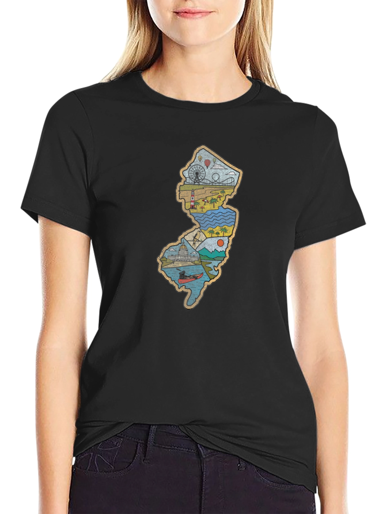 New Jersey Souvenir T-Shirt - State Pride Tee