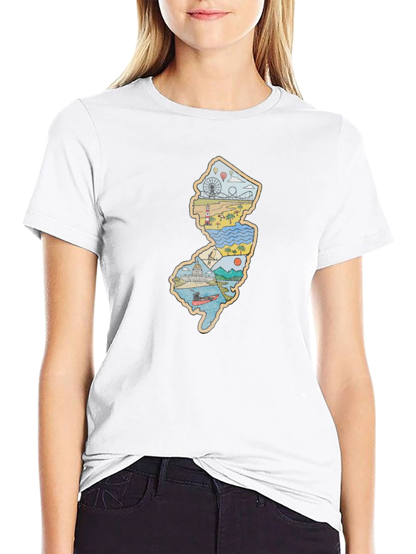 New Jersey Souvenir T-Shirt - State Pride Tee
