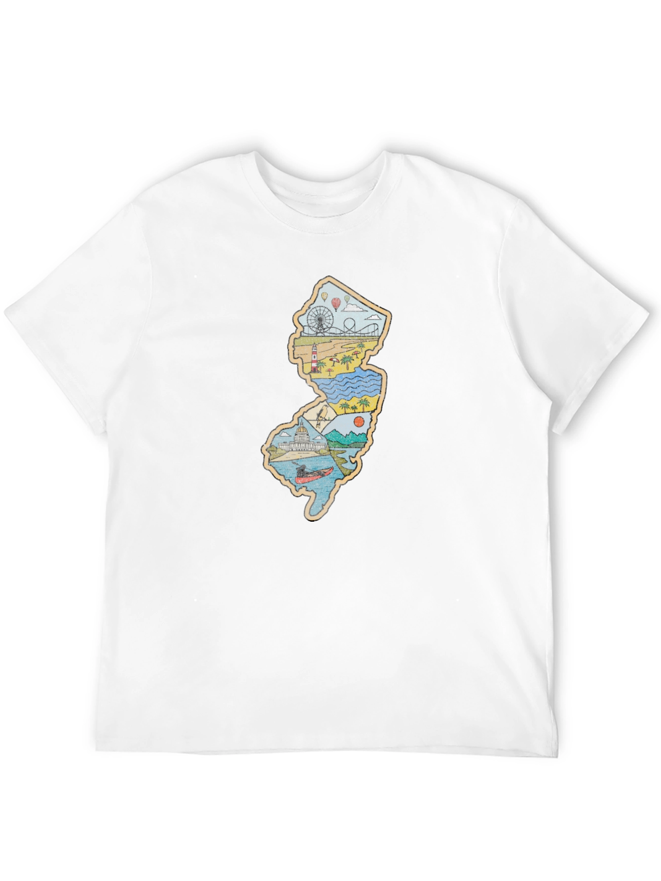 New Jersey Souvenir T-Shirt - State Pride Tee