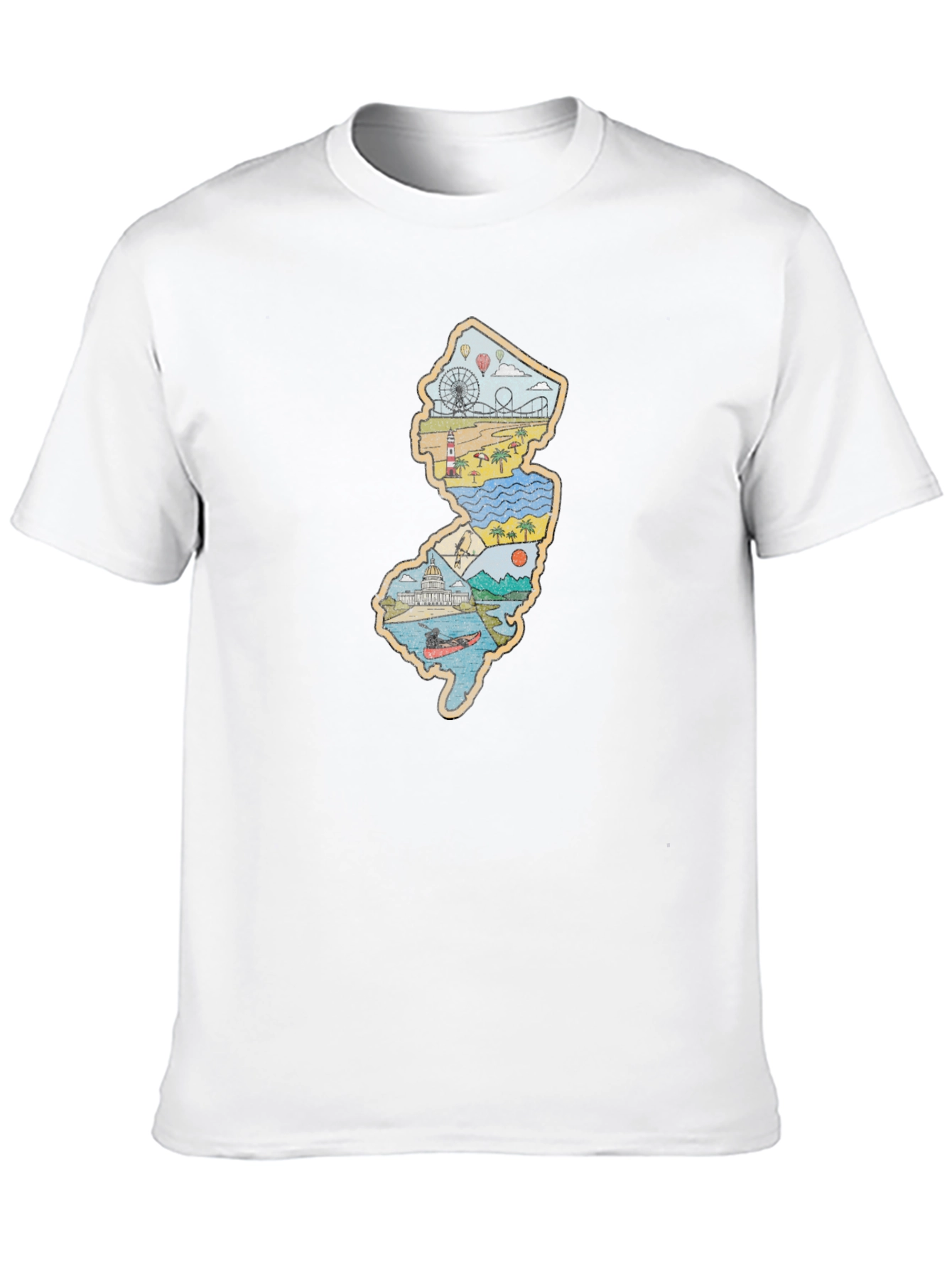 New Jersey Souvenir T-Shirt - State Pride Tee