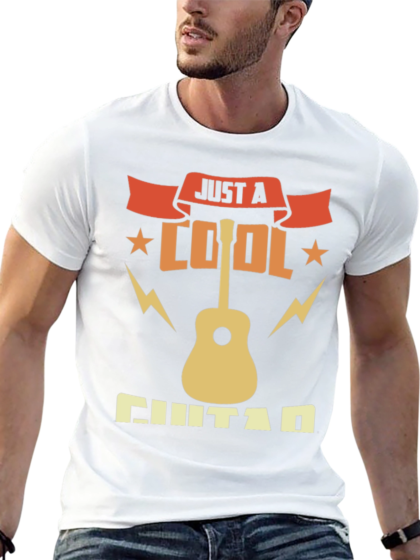 Cool Guitar T-Shirt - Musician Graphic Tee