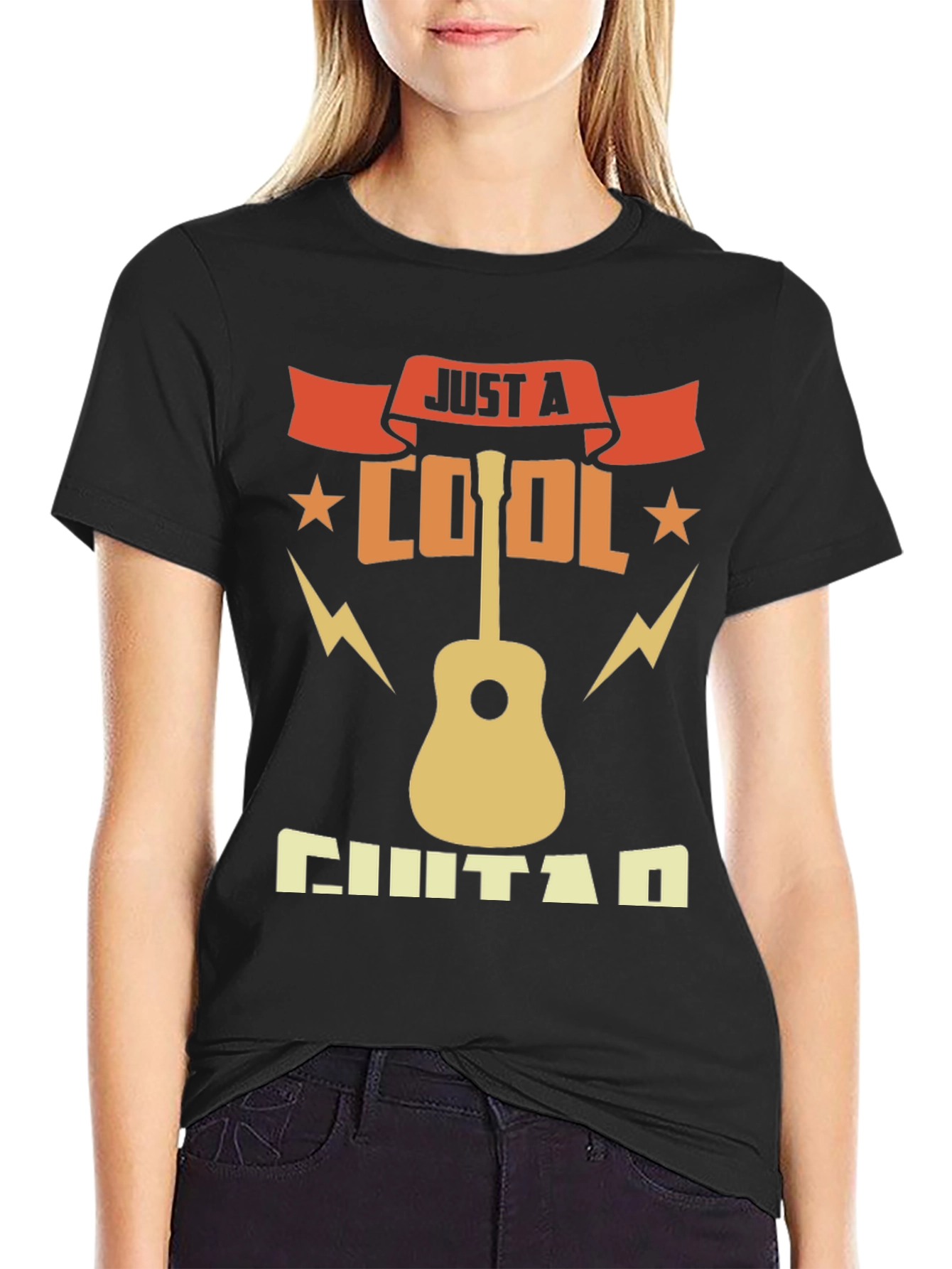 Cool Guitar T-Shirt - Musician Graphic Tee