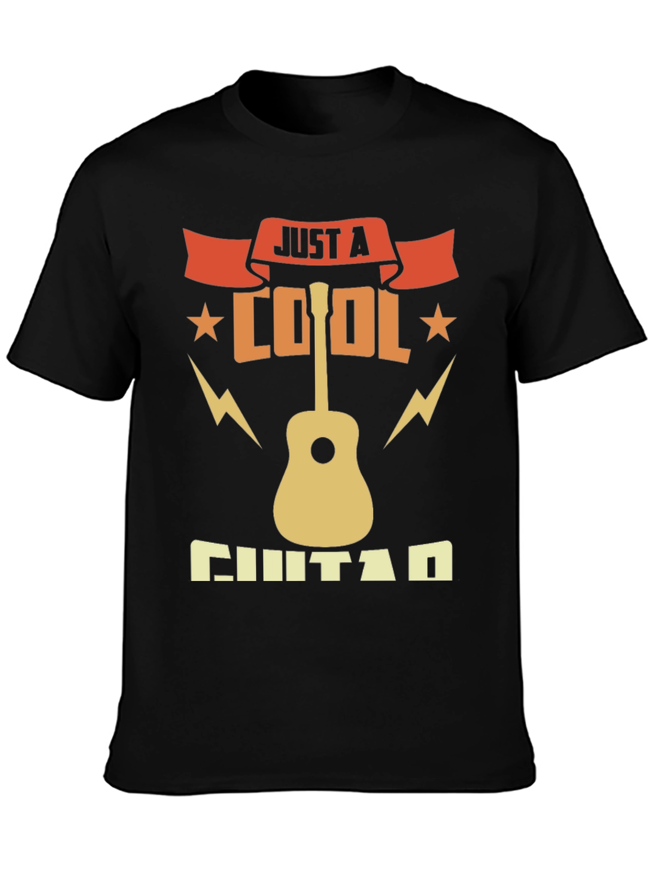 Cool Guitar T-Shirt - Musician Graphic Tee