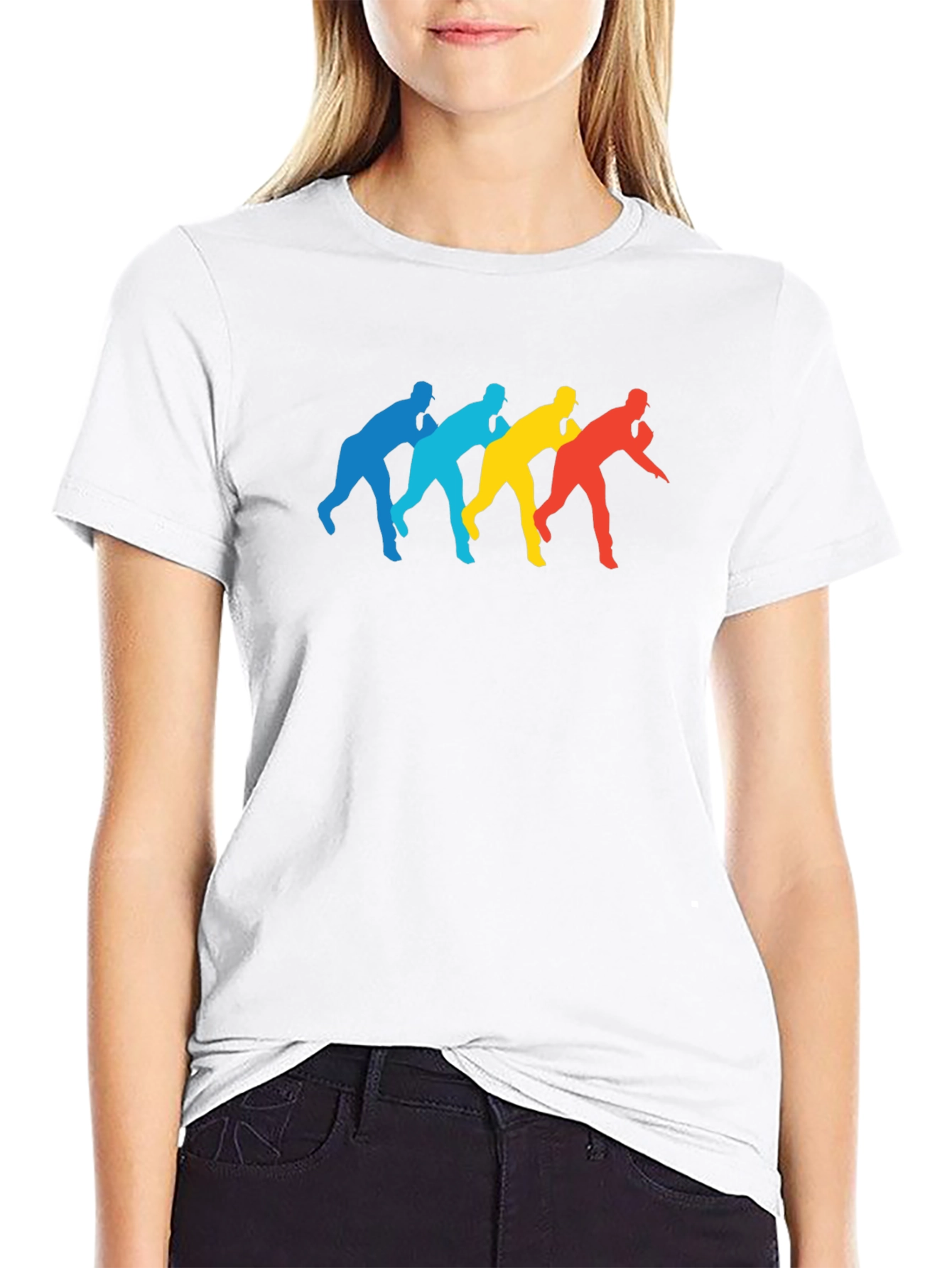 Retro Baseball Thrower Graphic Tee
