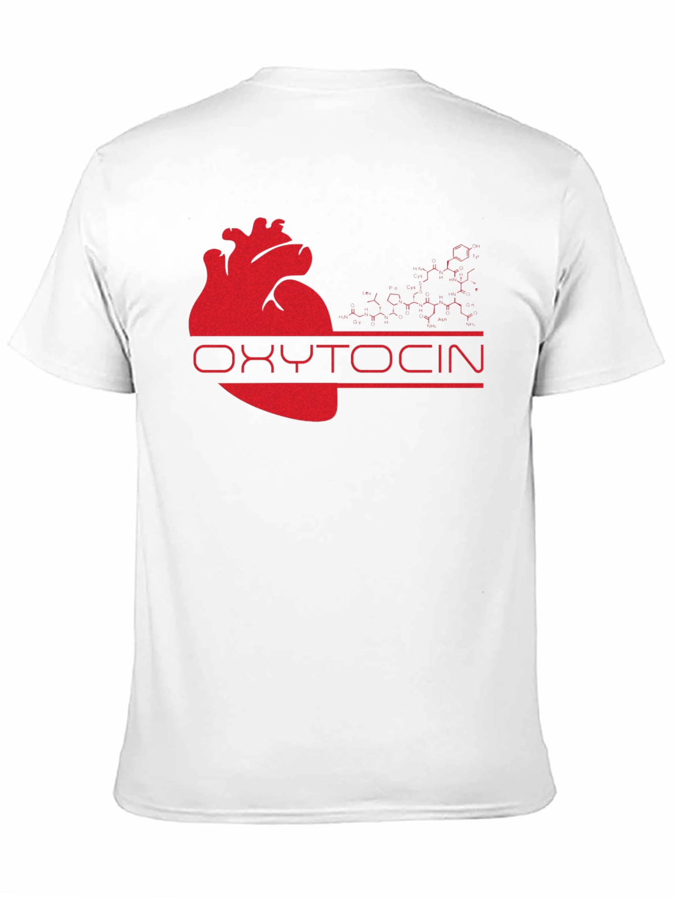 Oxytocin Heart Graphic Tee - Black