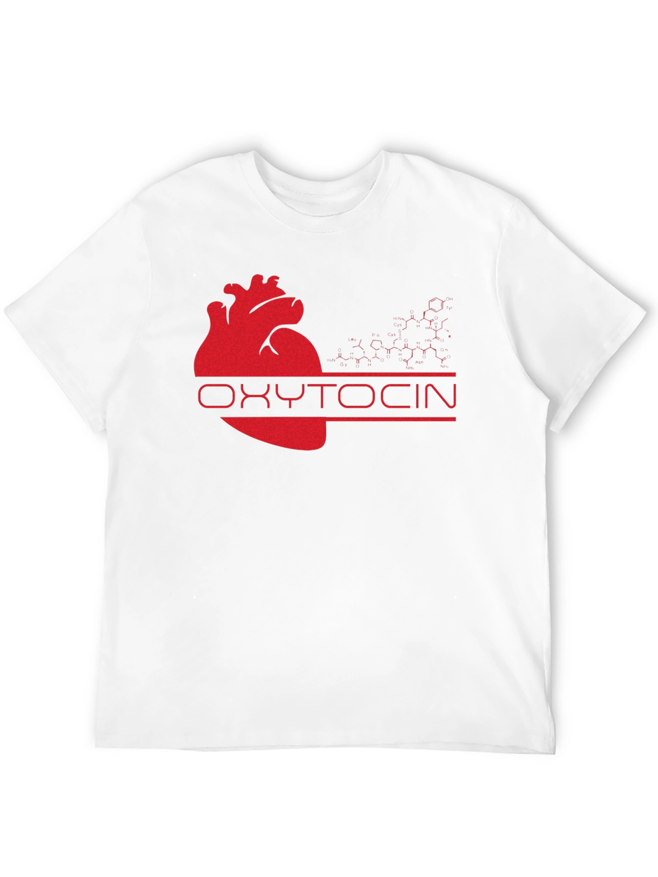 Oxytocin Heart Graphic Tee - Black