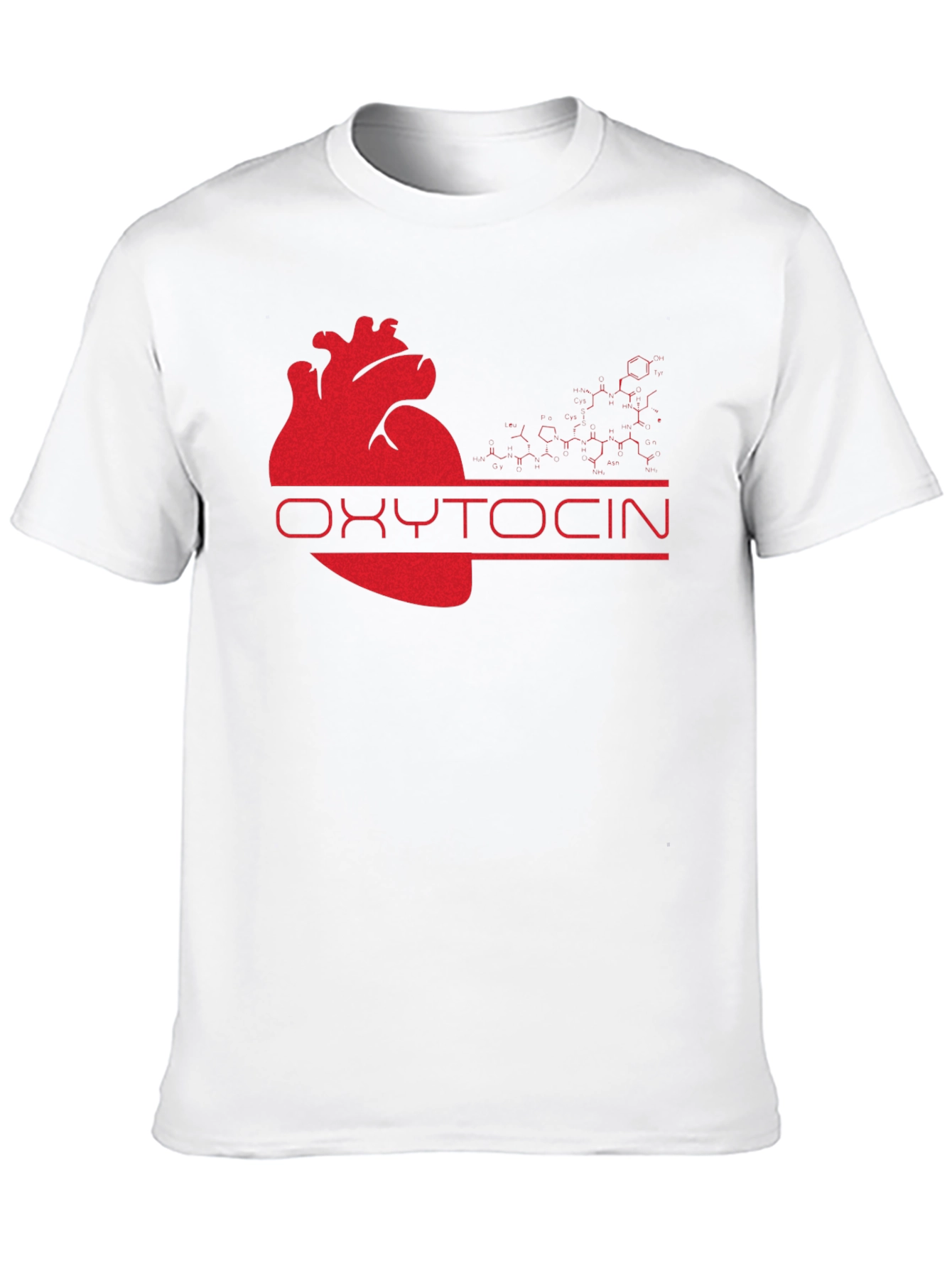 Oxytocin Heart Graphic Tee - Black